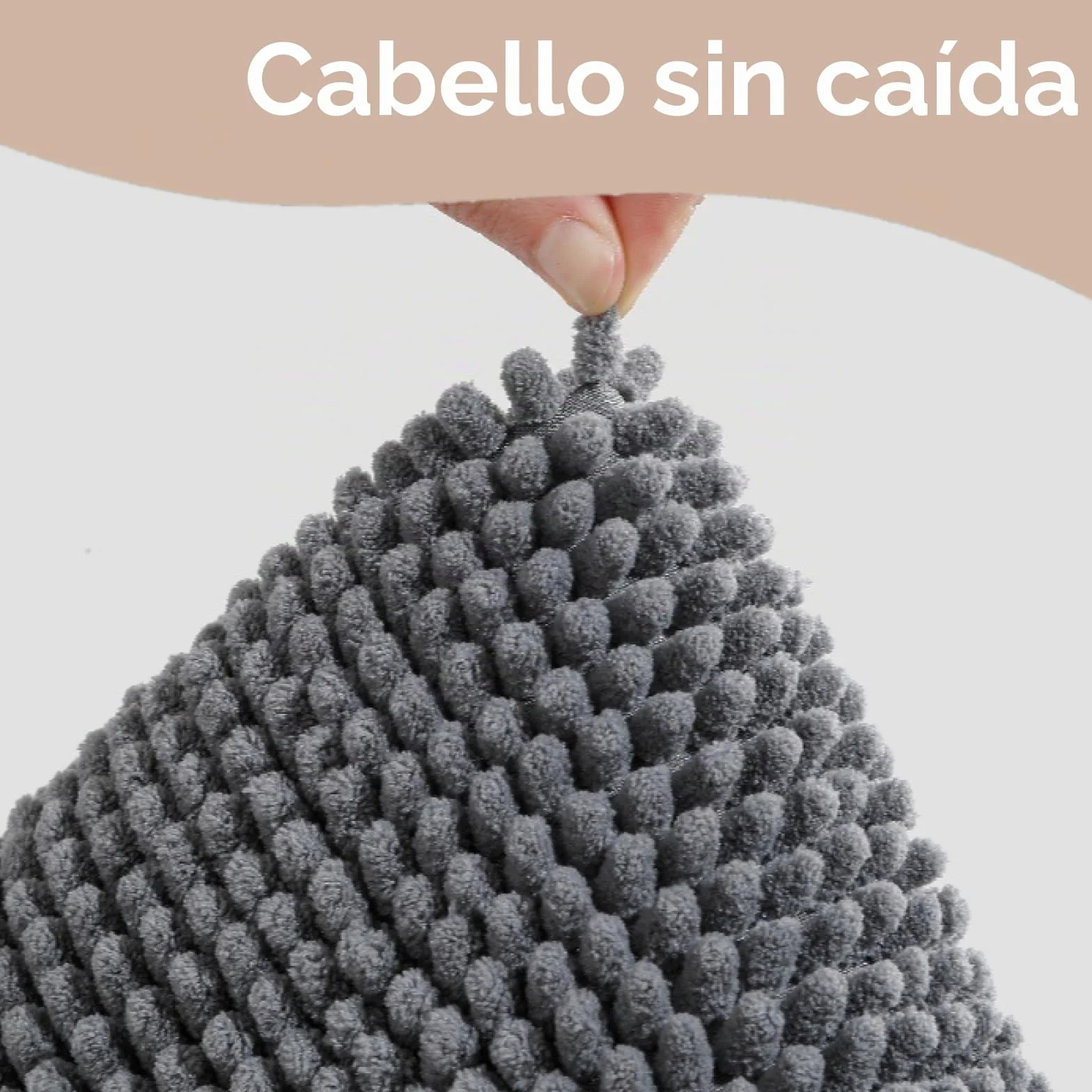 Flintronic Alfombra de Baño Antideslizante Microfibra Chenille 40x60cm Gris