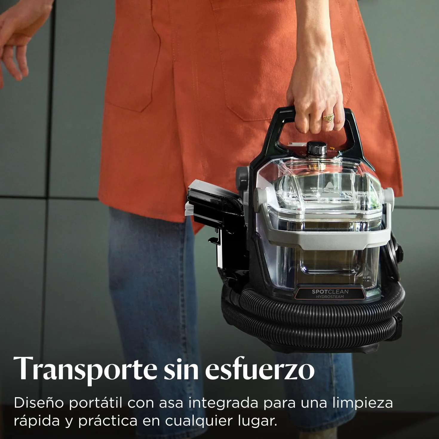 BISSELL SpotClean HydroSteam Aspiradora de Agua Tapicería 1000W 3689N