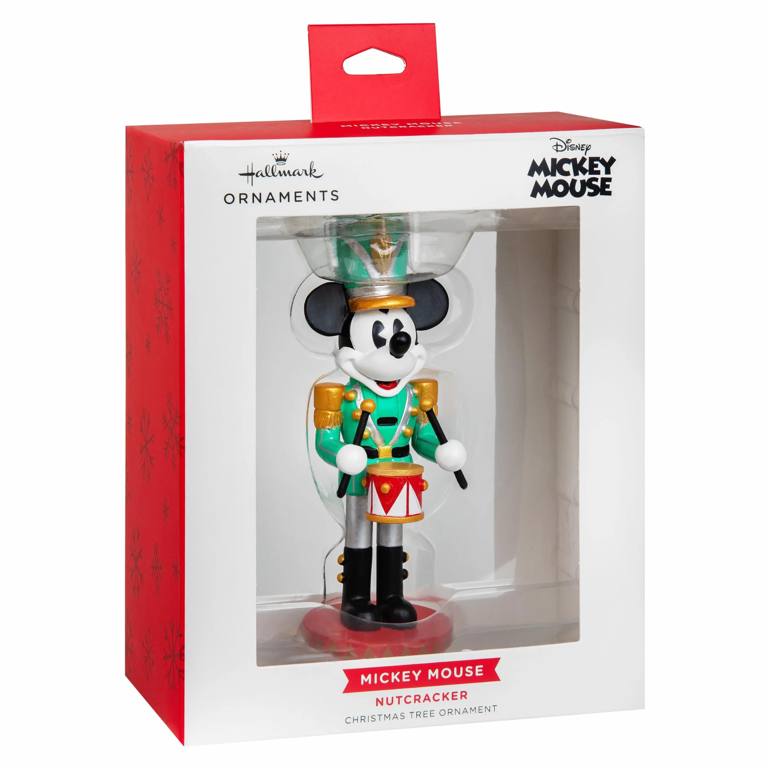 Hallmark Adorno de Cascanueces Mickey Mouse Disney Coleccionable Verde Negro Blanco