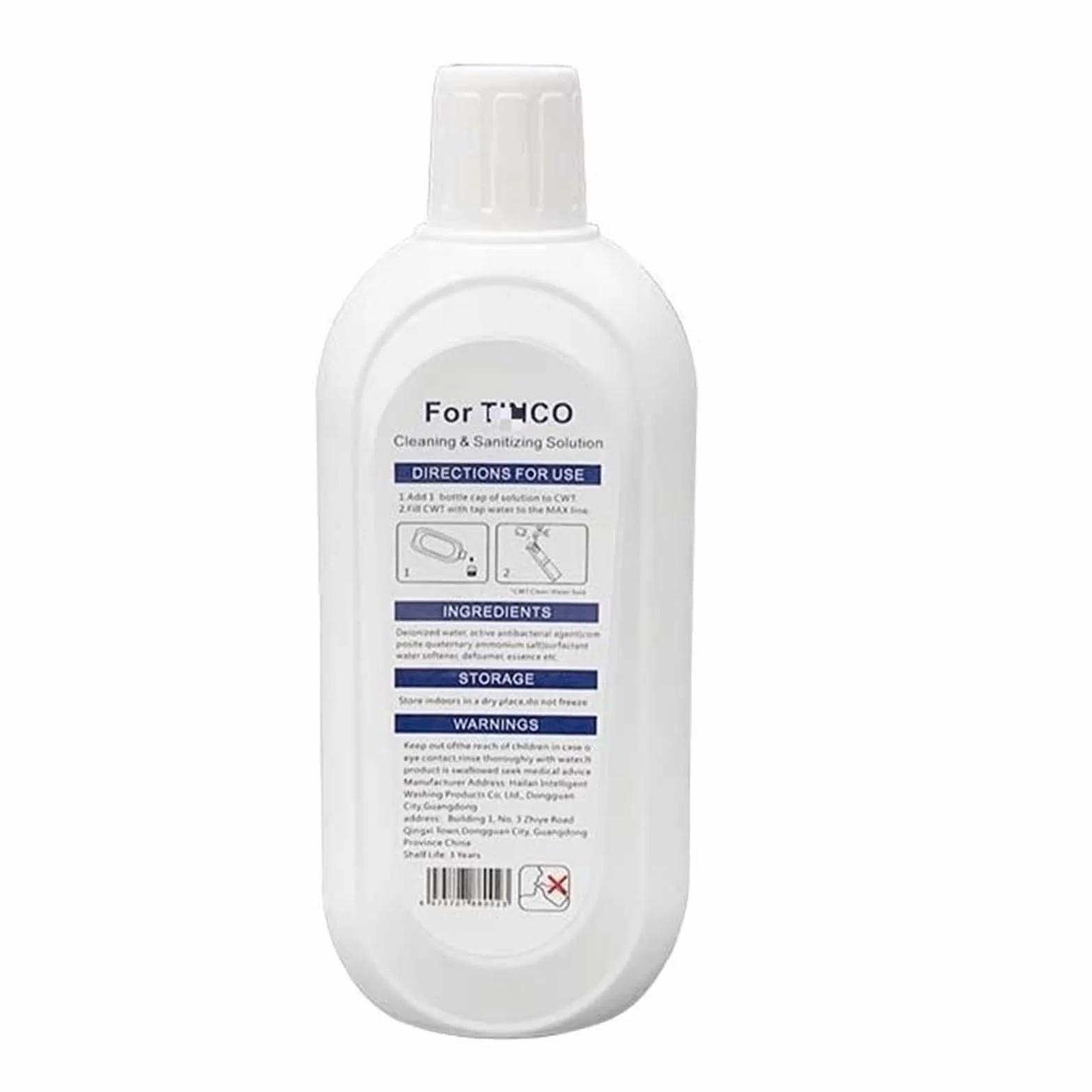 Solución líquida limpieza pisos Tineco FLOOR ONE S5 S3 IFLOOR3 IFLOOR2 500 ml sabor lavanda