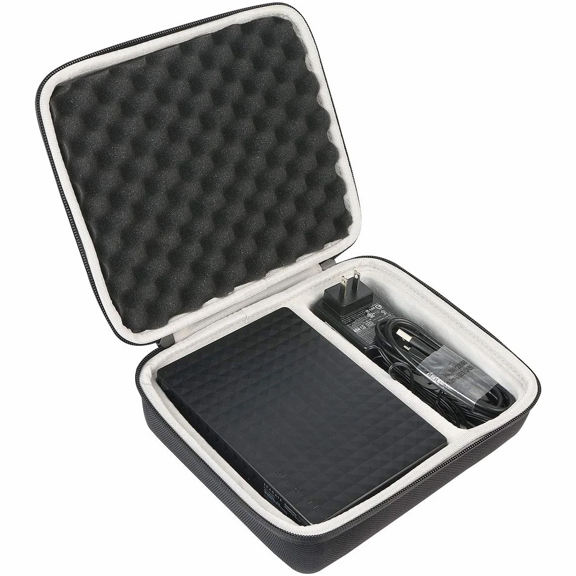 Khanka Duro Viaje Estuche Bolso Funda para Seagate Expansion - Disco Duro Externo de 6 TB, Desktop 3.5", con USB 3.0
