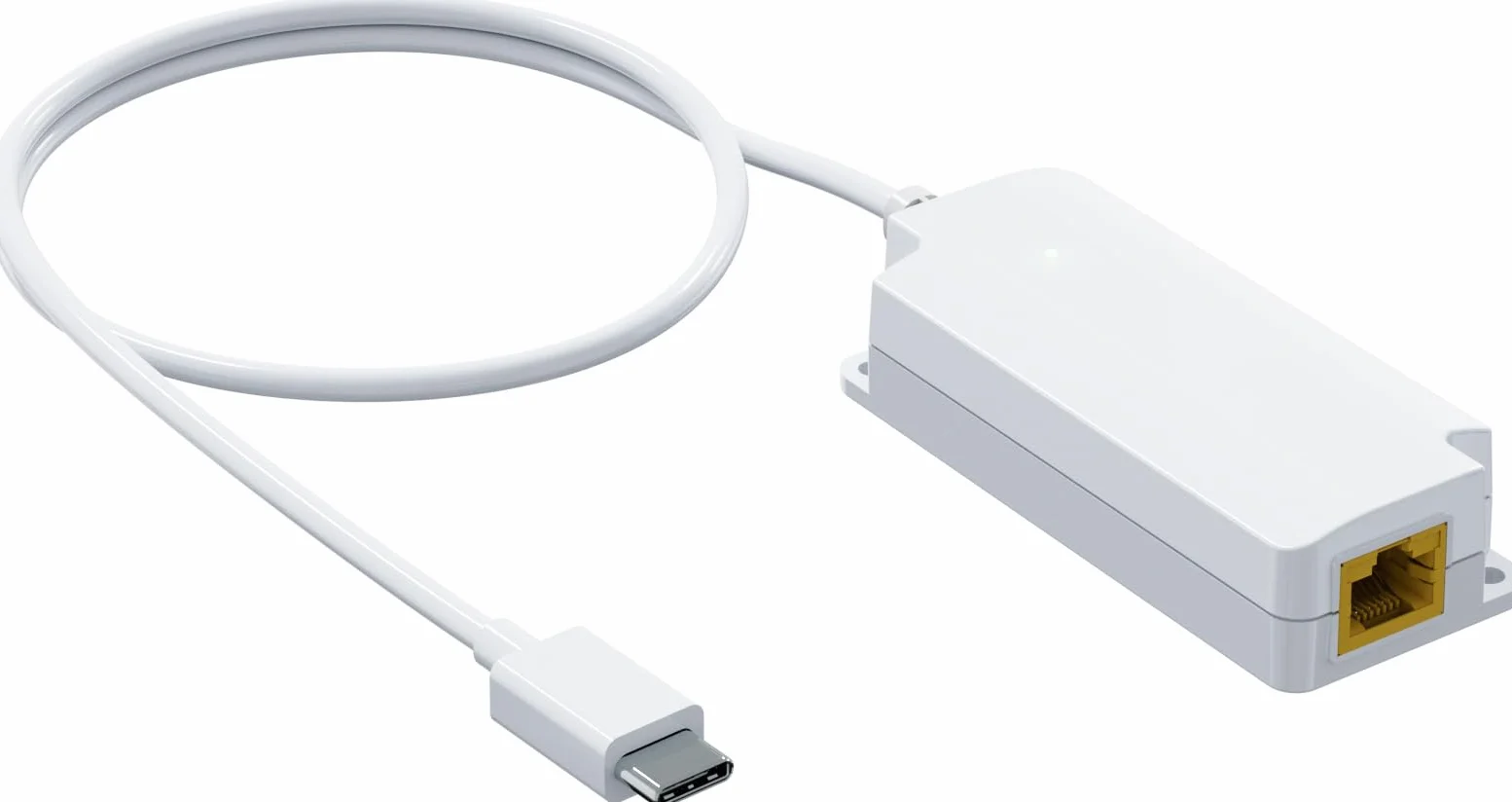 PROCET Convertidor PoE a USB-C - Adaptador Gigabit 10/100/1000Mbps, Salida 5V 2A 10W, IEEE802.3af/at Compatible Con Tablet/iPad