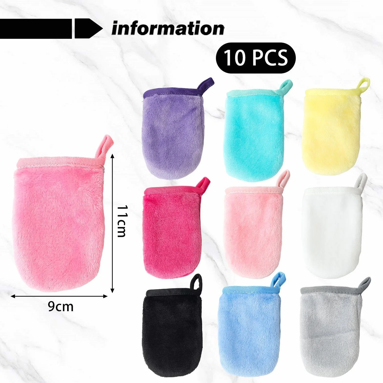 Guantes De Maquillaje, Herramientas De Maquillaje Portátil, Suministros De Limpieza Facial