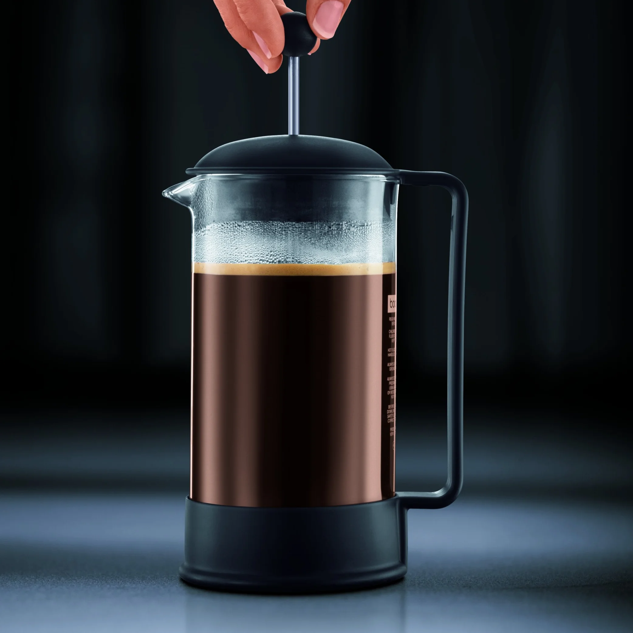 Bodum Brazil Cafetera de émbolo 3 tazas 0,35 l negro