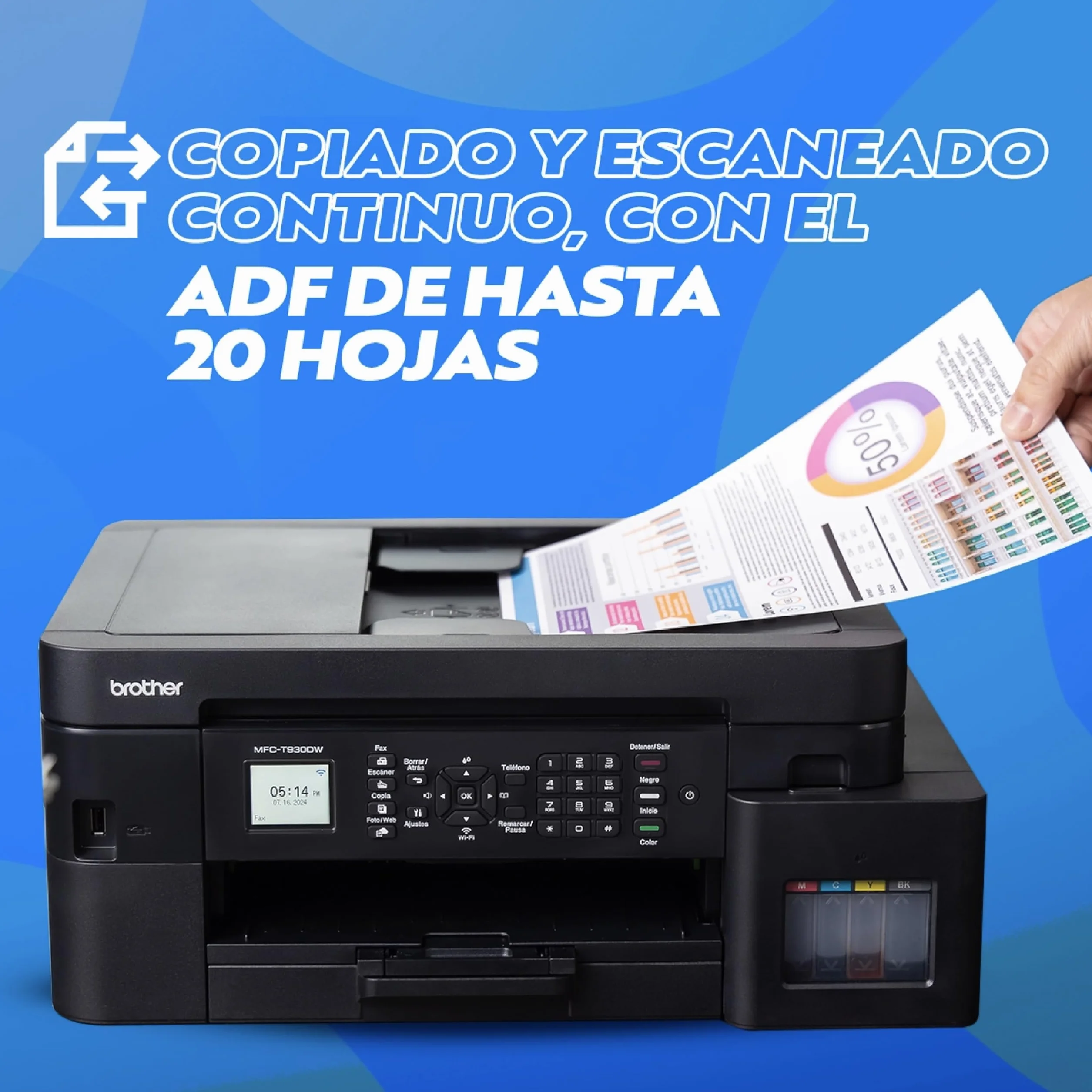 Brother Multifuncional InkBenefit Tank MFC-T930DW