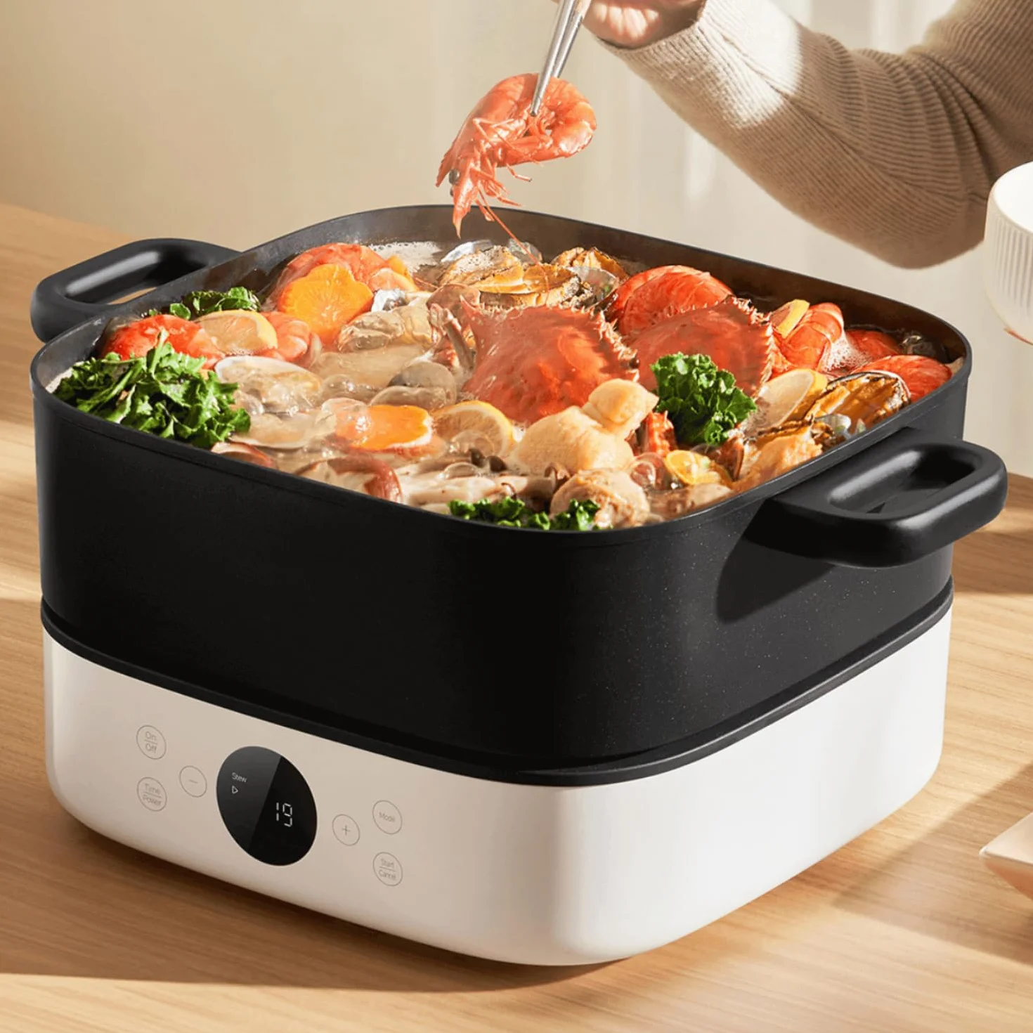 Xiaomi Olla Eléctrica Multifunción 6L con Control de Temperatura