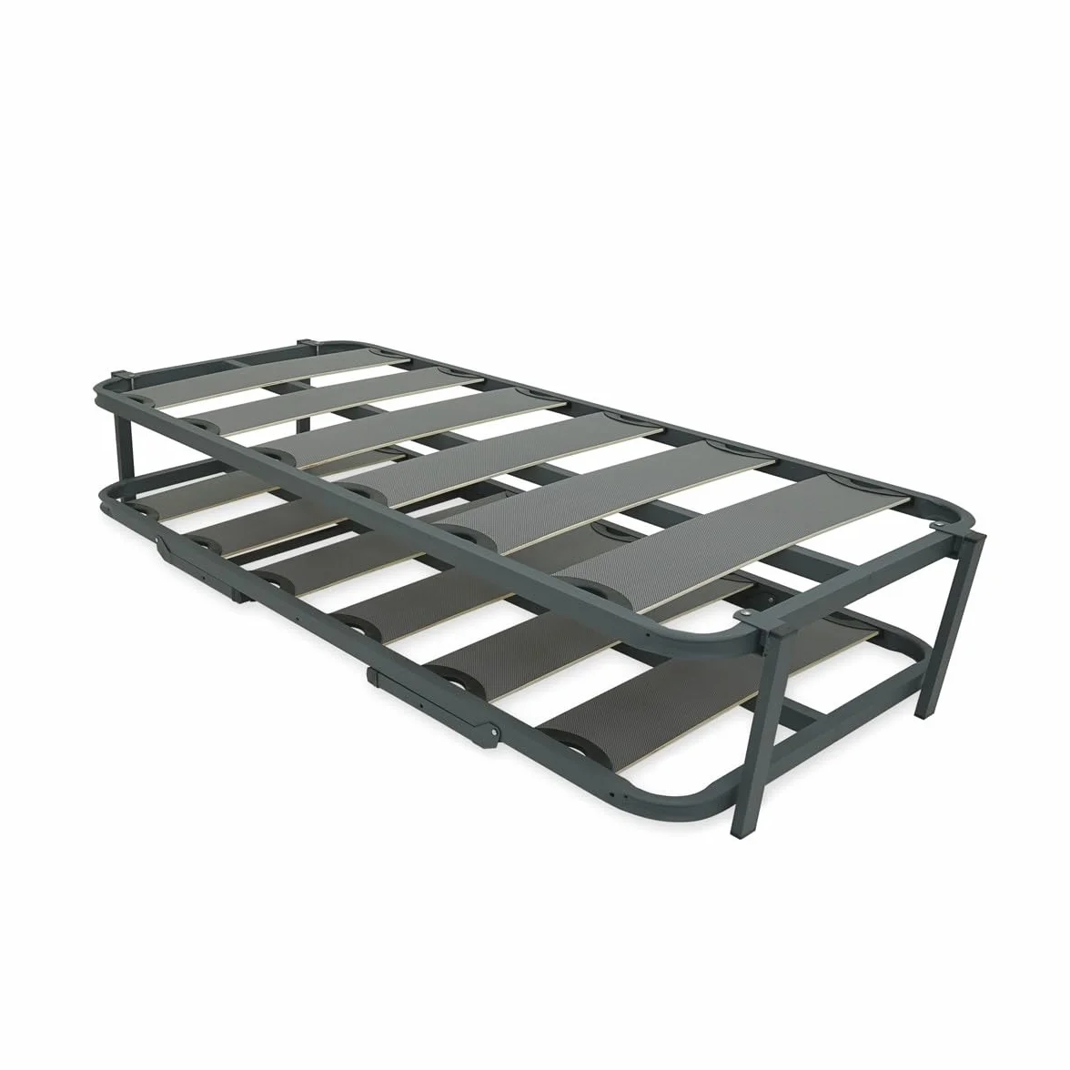 amuéblate online - Cama Canguro Reforzado Completo, Cama Nido Anti-Ruido con 2 Somieres de Láminas Anchas de 90 x 190