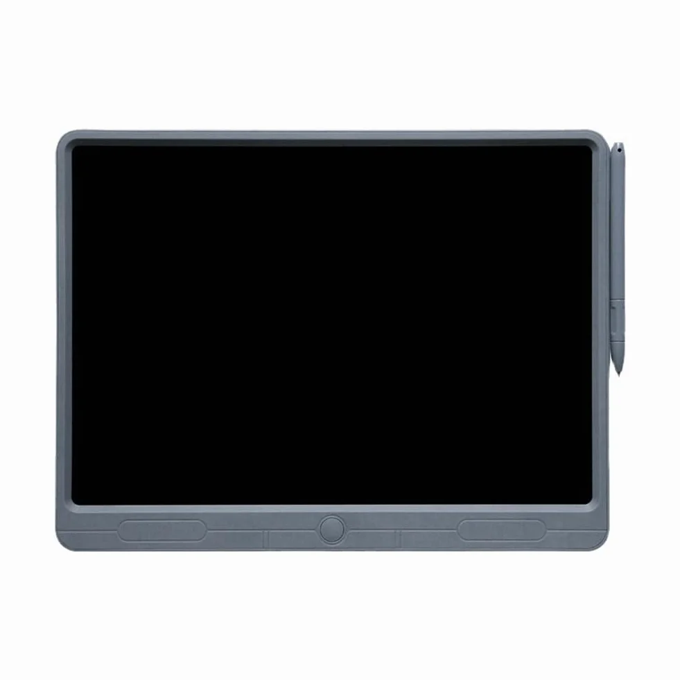 Mesa de escritura LCD de 21 pulgadas Mesa de dibujo para niños Pizarra de aprendizaje Pizarra de grafiti monocromática para escritura a mano