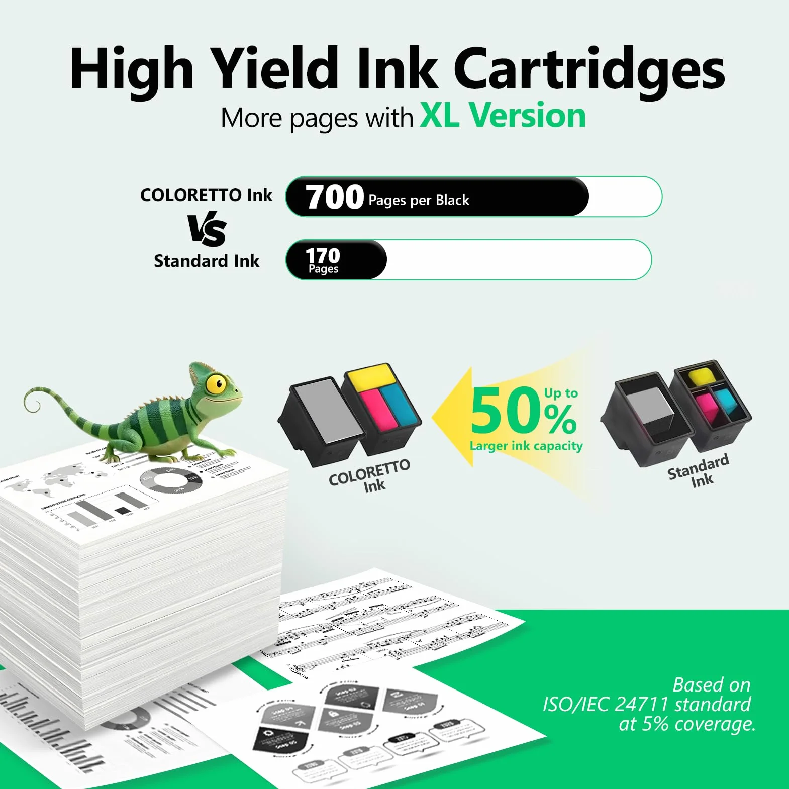 COLORETTO 301XL Tinta para HP 301 Negro Deskjet 2540 3050 2050 3055a 2510 1050 3055 2543 2550 1015 1510 1512 Envy 4500 4502 4503 5530 Officejet 2620 2622 4630 Tinta Negra para HP 301 Cartuchos 301