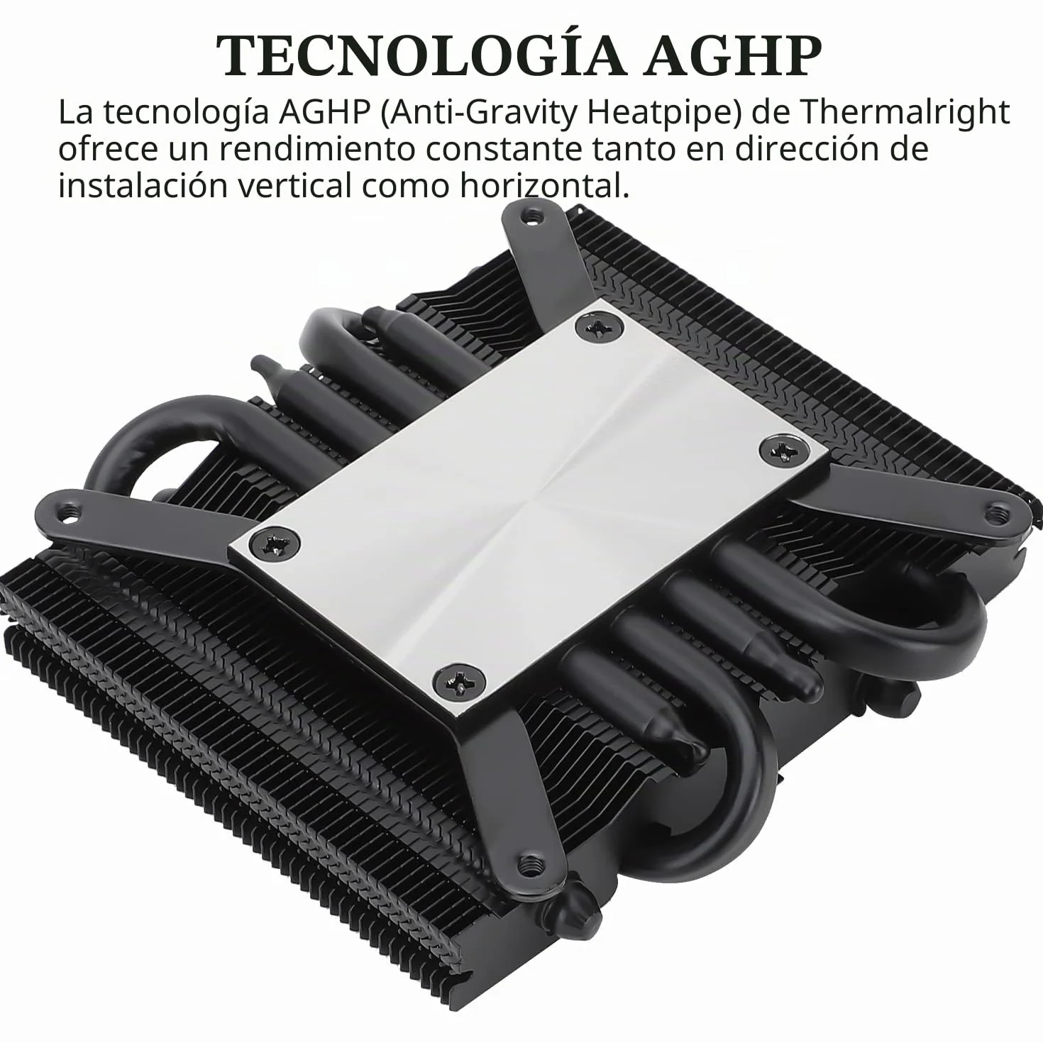 Thermalright AXP-90 X36 Black Low Profile - Enfriador de aire para CPU (90 mm, TL-9015B, 4 tubos de calor, 36 mm, para AMD AM4/Intel LGA 1700/1150/1151/1155/1156/1200