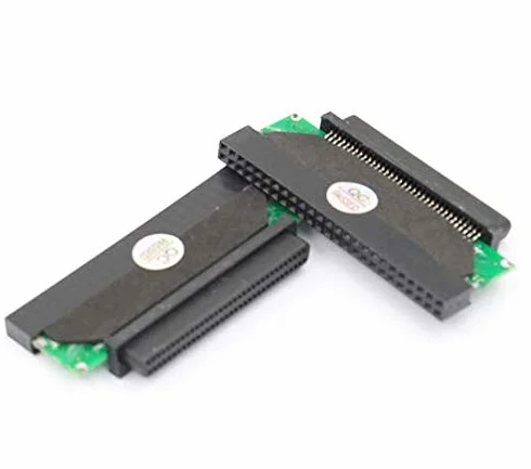 SCSI tarjeta adaptador de disco duro scis68p hembra a ide50p hembra adaptador tarjeta 68p hembra a 50p hembra