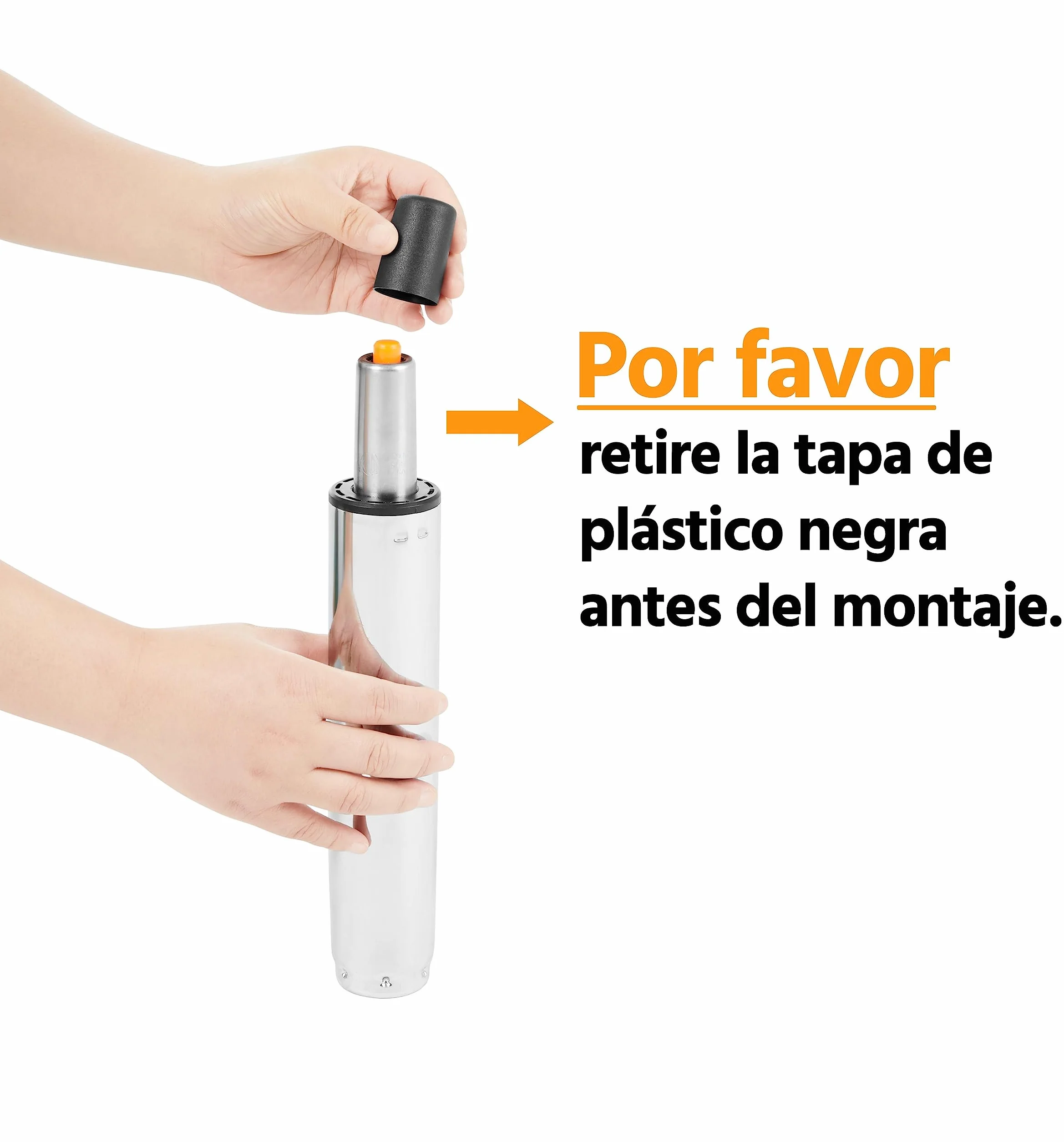 Yaheetech Taburete de Bar Giratorio Altura Ajustable 59-70 cm