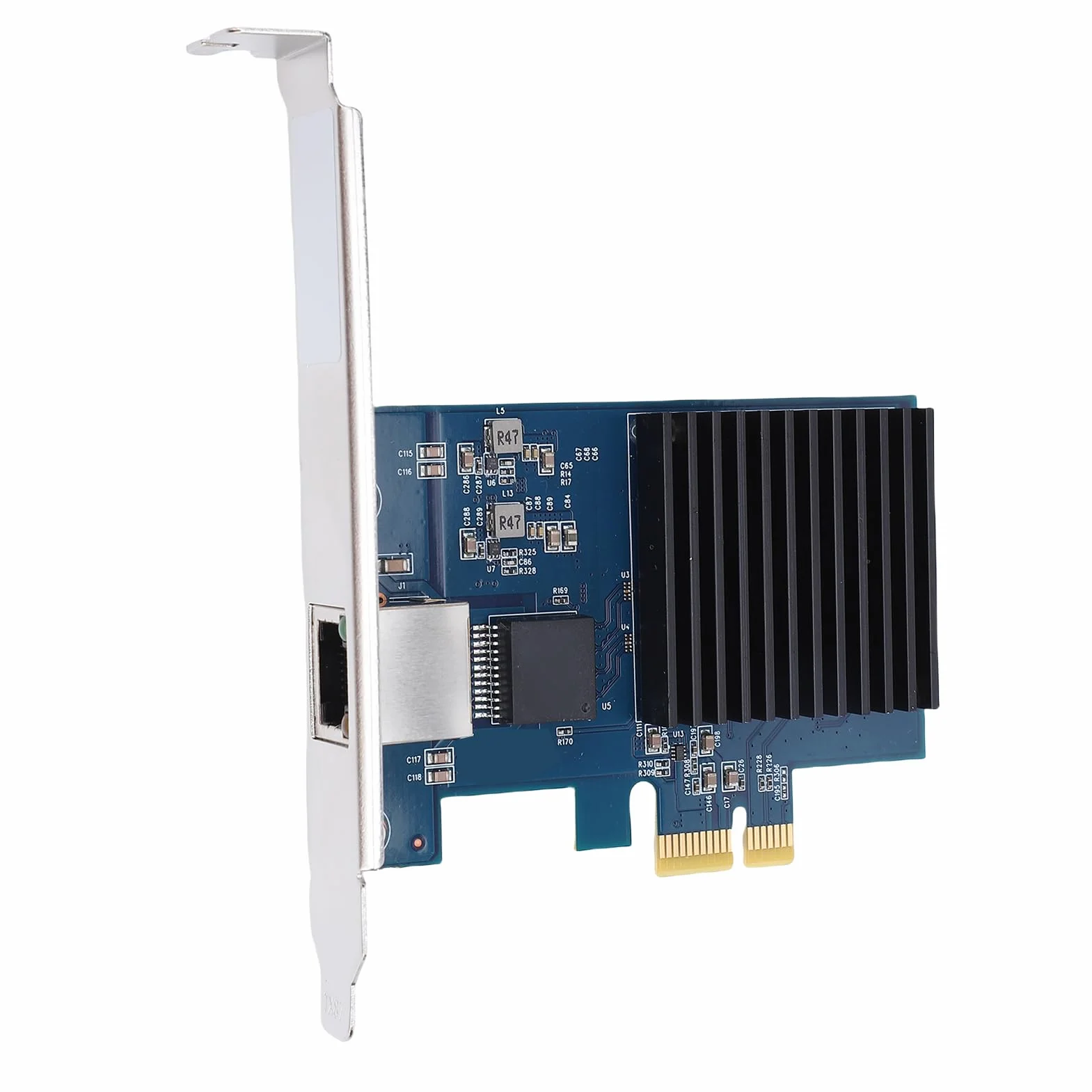 GOWENIC Adaptador Ethernet de Alta Velocidad de Tarjeta de Red PCIe 10G para PC con Puerto RJ45 e Interfaz PCI Express Gen 4.0