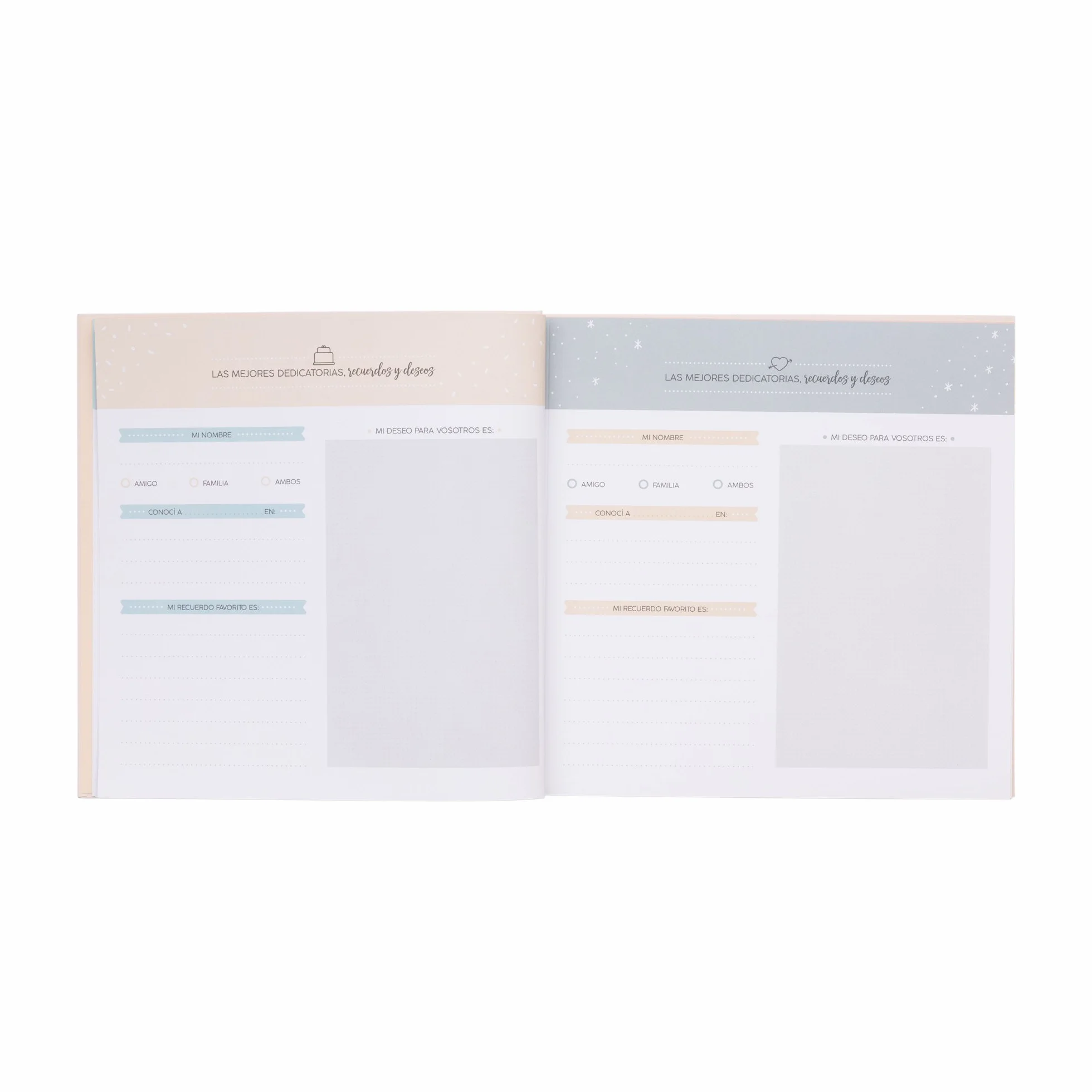 Mr. Wonderful MRW10 Libro de firmas de boda 24x25x1.5 cm