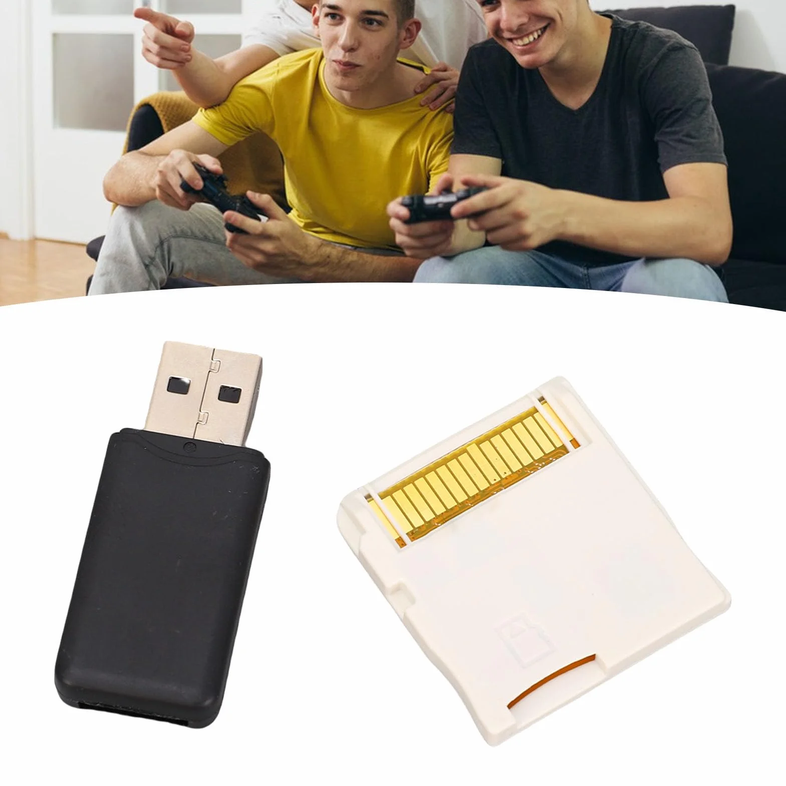 Tarjeta de Memoria para Videojuegos R4, Tarjeta Flash con Chip ASIC con Lector, Interfaz Personalizable para Consola de Juegos 2DS 3DS, Actualización 2025 (White)