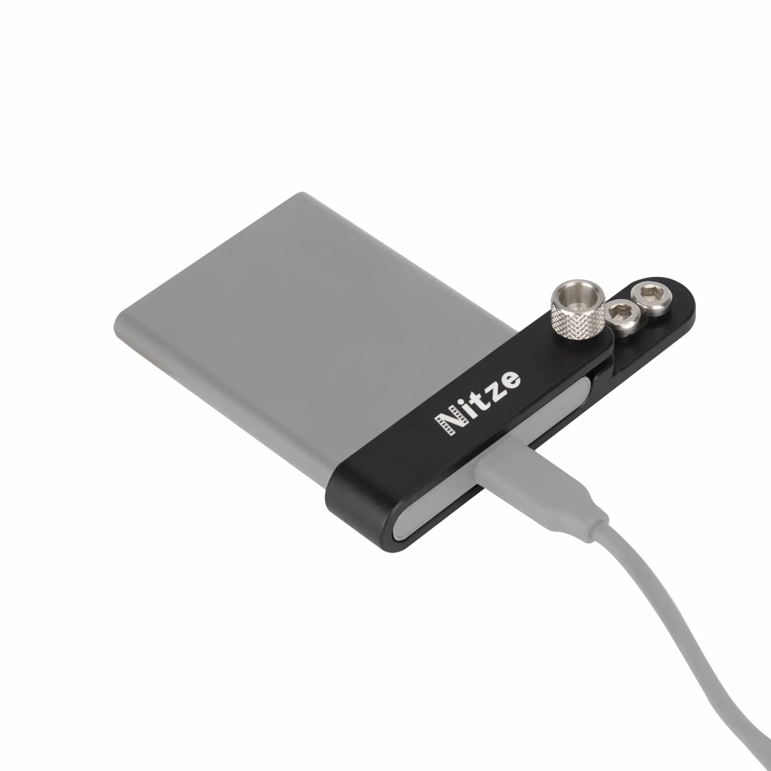 Nitze T7 SSD Soporte de Montaje Compatible con Samsung T7, Soporte SSD de Aleación de Aluminio Compatible con Jaula de Cámara para BMPCC 4K 6K - N42-T7