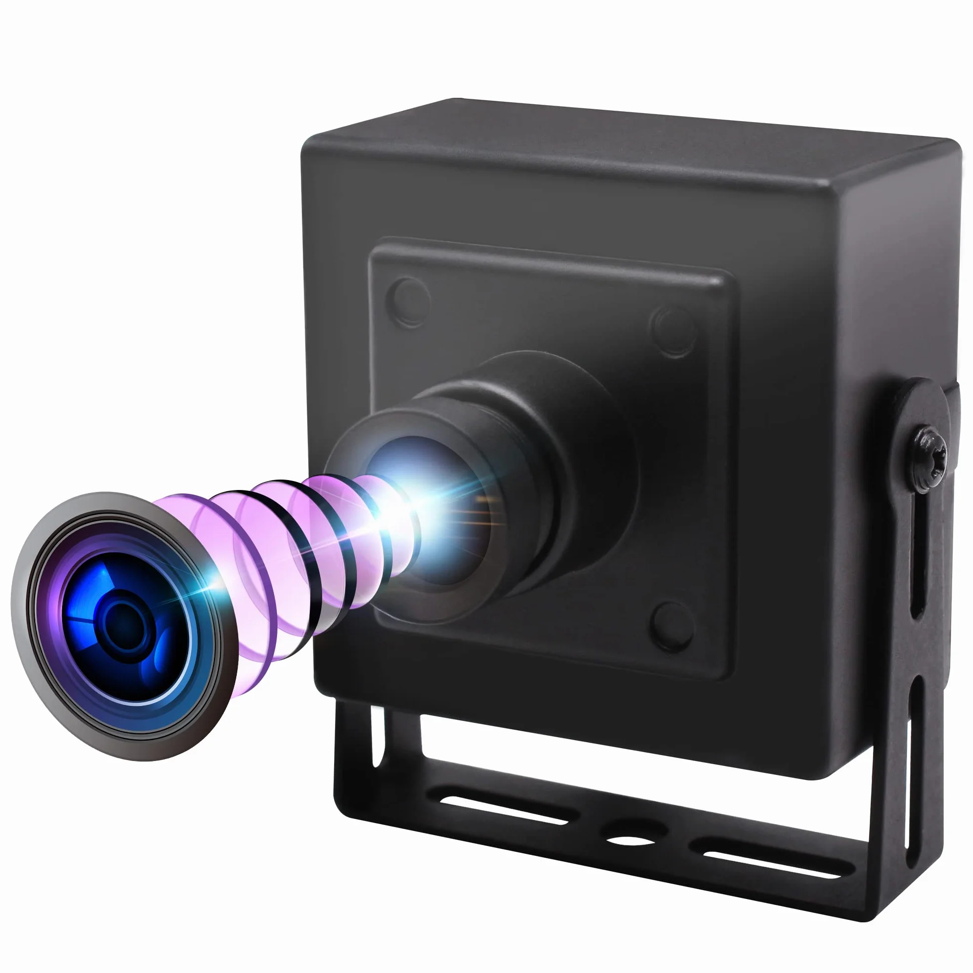 ELP Cámara web USB 3.0 de 2 MP, sensor IMX291, 1080P a 50 fps, lente de 100°, Plug & Play, compatible con Windows/Android/Linux/MacOS