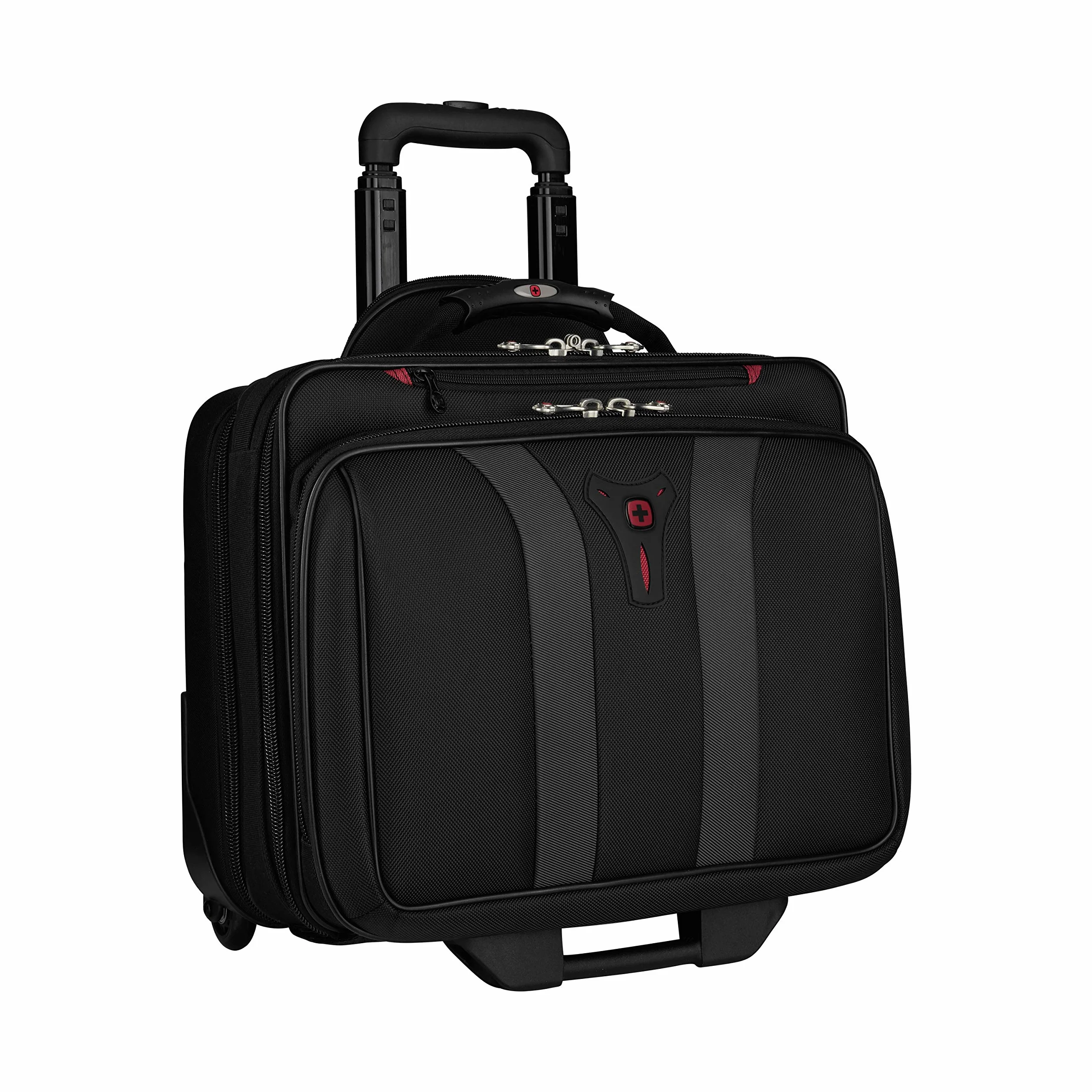 Wenger Granada Maletín, Maletín con Ruedas para portátil, portátil de hasta 15,6", 29 l, Oficina Negocios Universidad Escuela, Negro, 600659