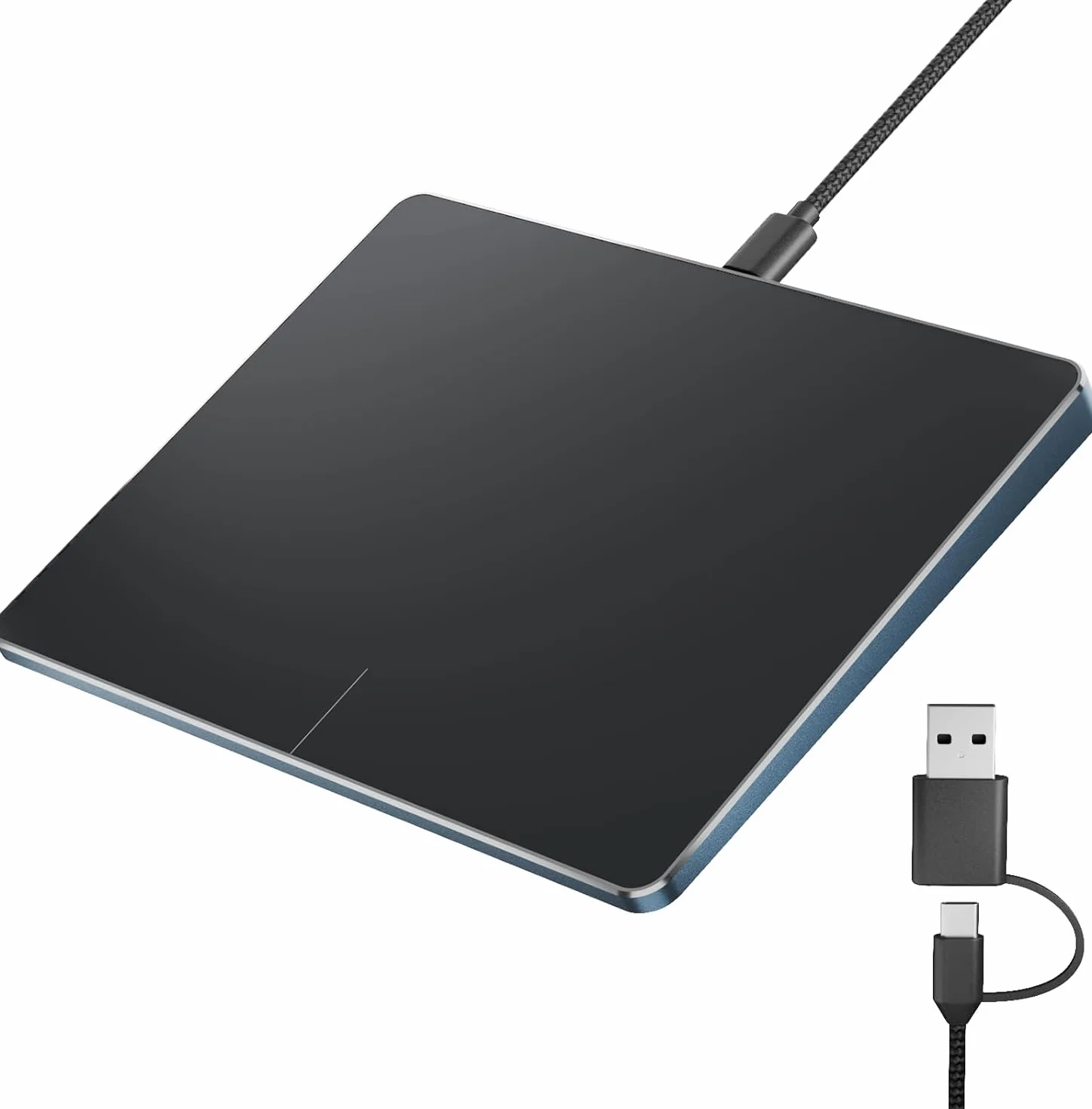 ProtoArc T1-A Touchpad para Mac: Trackpad Ratón Recargable, USB Conexión por Cable, Superficie Multi-Touch, para MacBook Air/MacBook Pro/iMac/Mac Mini