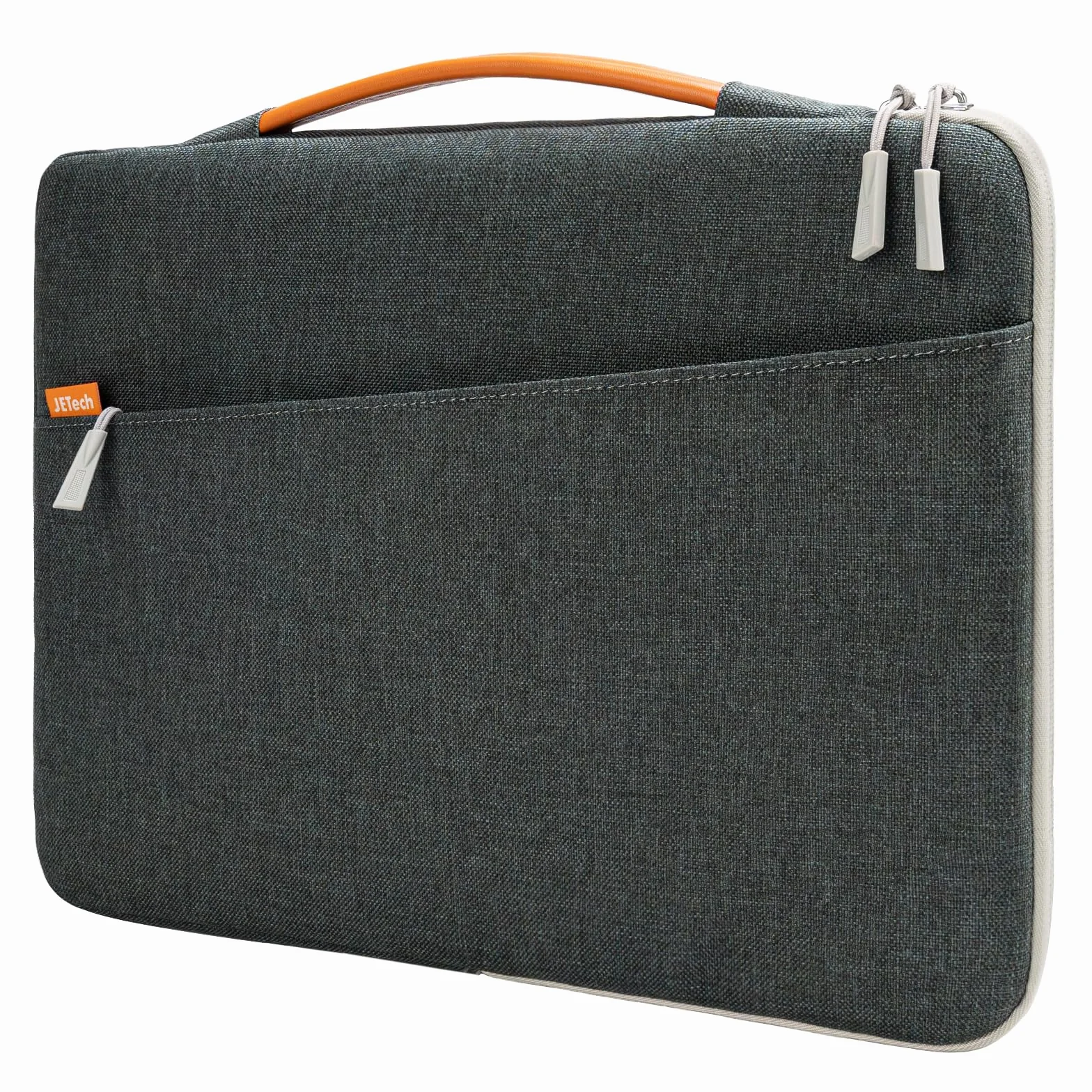 JETech Funda Portátiles para MacBook Neo (A18 Pro), 13-14 Pulgadas MacBook Air/Pro (M1-M5, 2020-2026), Funda Impermeable con Asa Portátil y Bolsillo (Gris Oscuro)