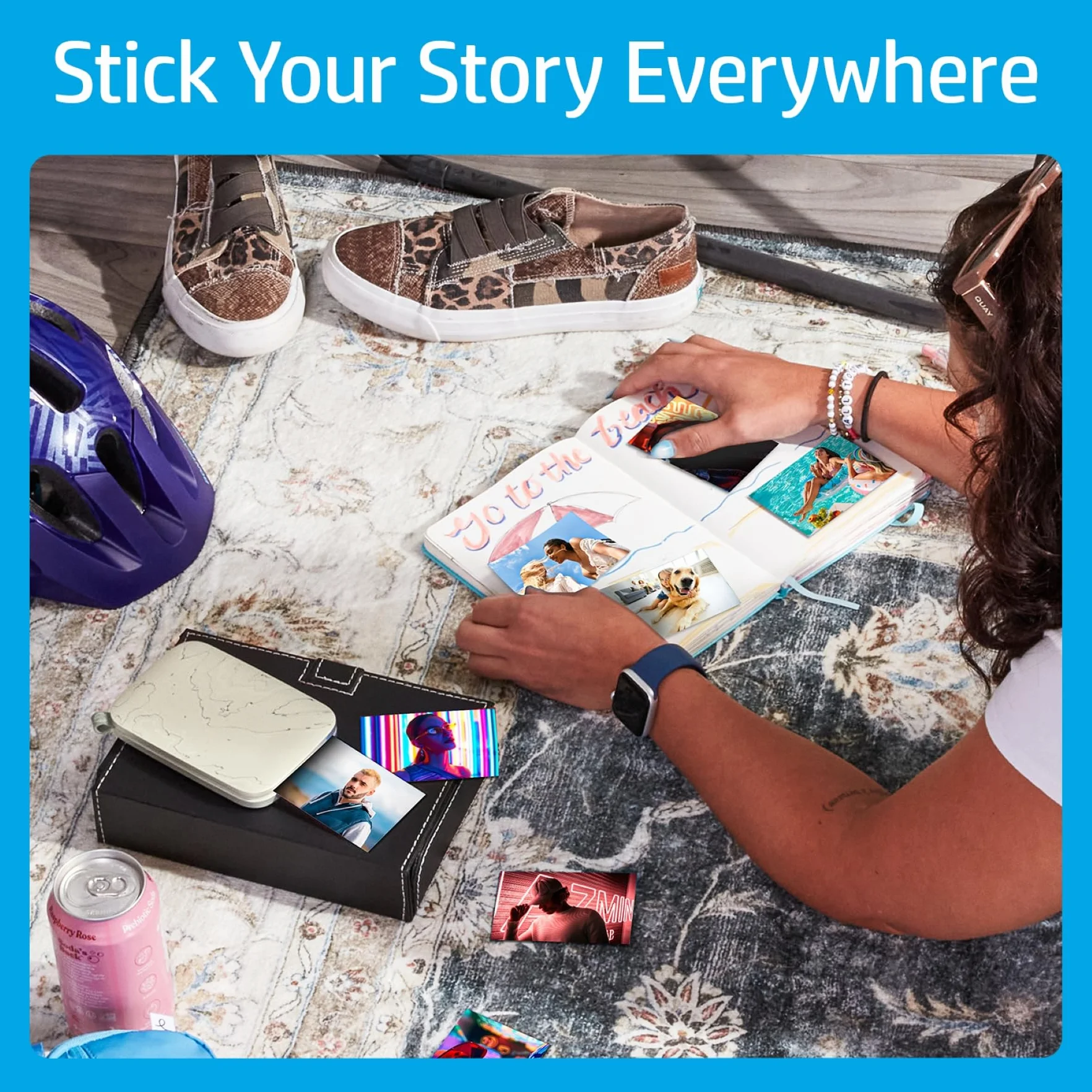 HP Sprocket Select - Impresora de Foto Zink (Sin Tinta, 321 x 600 dpi, 10 Hojas, LED, Bluetooth)