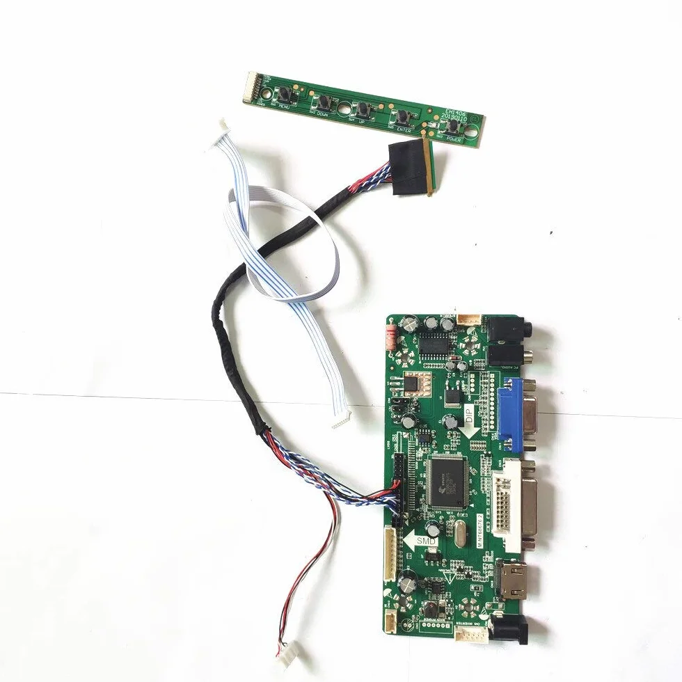 Para B156XW04 V.5/V.6/V.0/V.1 WLED 40-Pin LVDS M.NT68676 controlador de pantalla tablero de impulsión HDMI DVI VGA 1366 * 768 LED Notebook PC kit (B156XW04 V.6)