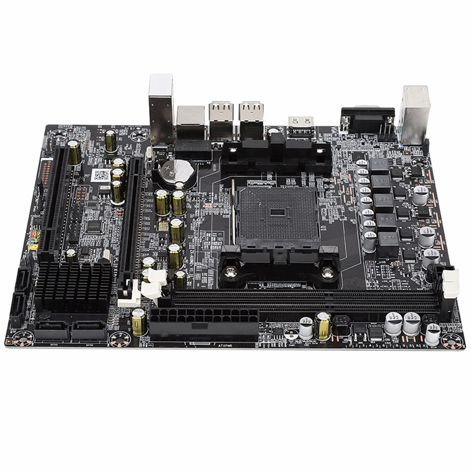Placa Base Am2 Placas Base Fm2 + Vga Ryzen 3 y Fuente de Alimentación Combo Juego de Mesa Madre para Juegos Fm2 Barato Pc Athlon, para Computadora de Escritorio