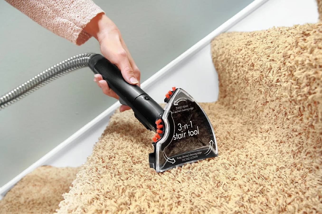 BISSELL Cepillo 3 en 1 para Spotclean y Multiclean, Accesorio de Limpieza 2369