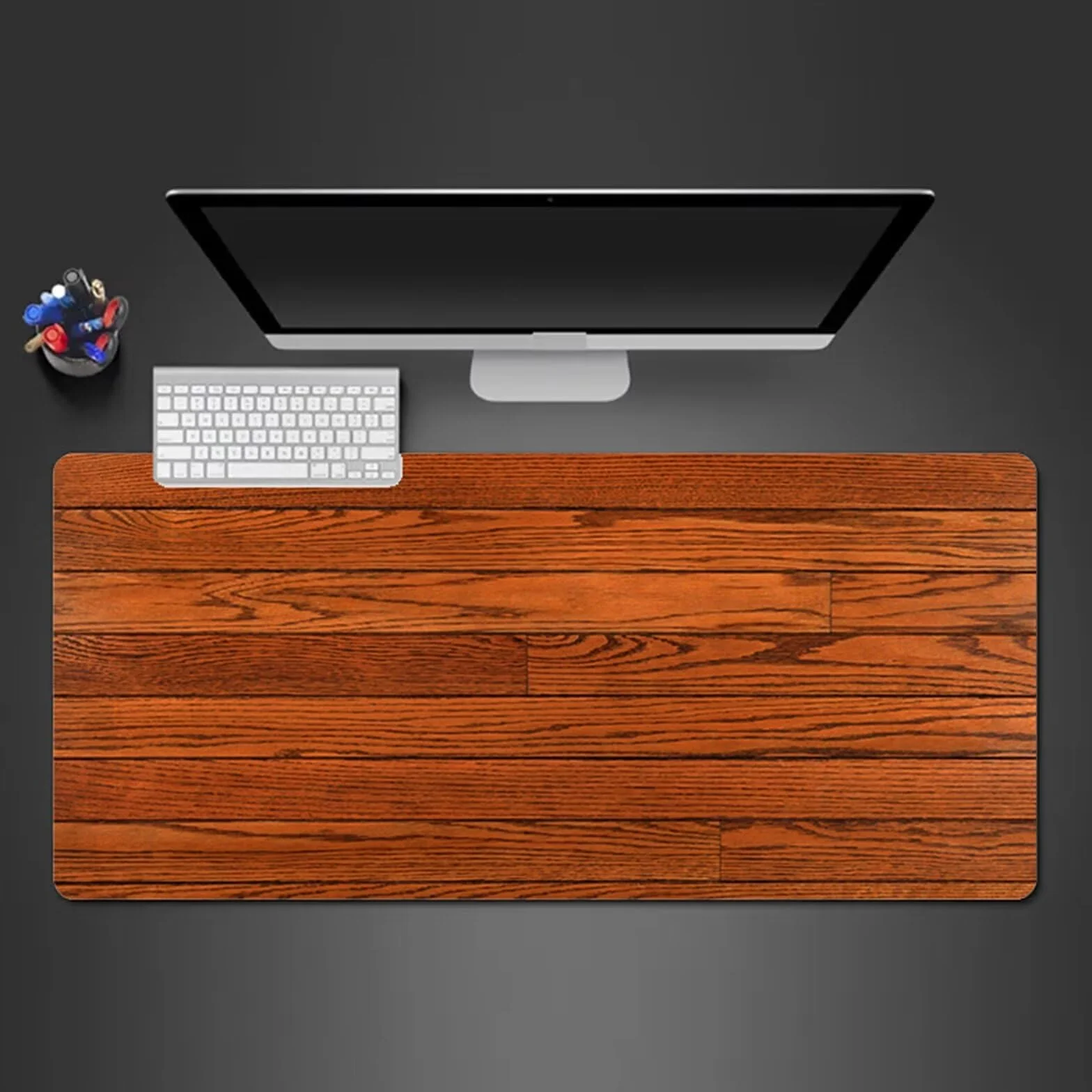 Alfombrilla Raton Gaming XXL 1200x600x3cm Alfombrilla de Ratón Grande Alfombrilla Gaming de Escritorio con Base Antideslizante para Gamers PC y Portátil (Negro Rojo)
