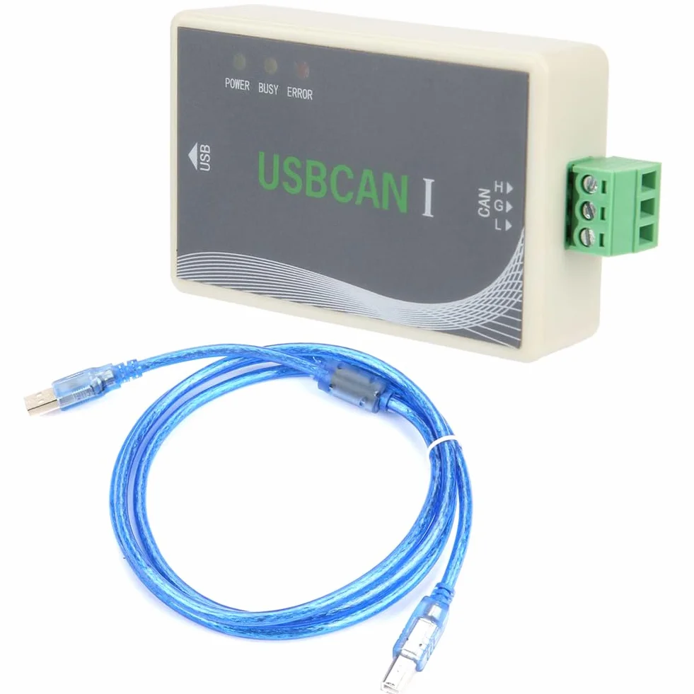 Depurador USB a CAN, Caja de Prueba Usbcan-I Portátil + Cable El Adaptador Del Analizador Usbcan Admite El Software Zlg, para Pruebas de Dispositivos de Bus Can, Red, Monitoreo de Datos