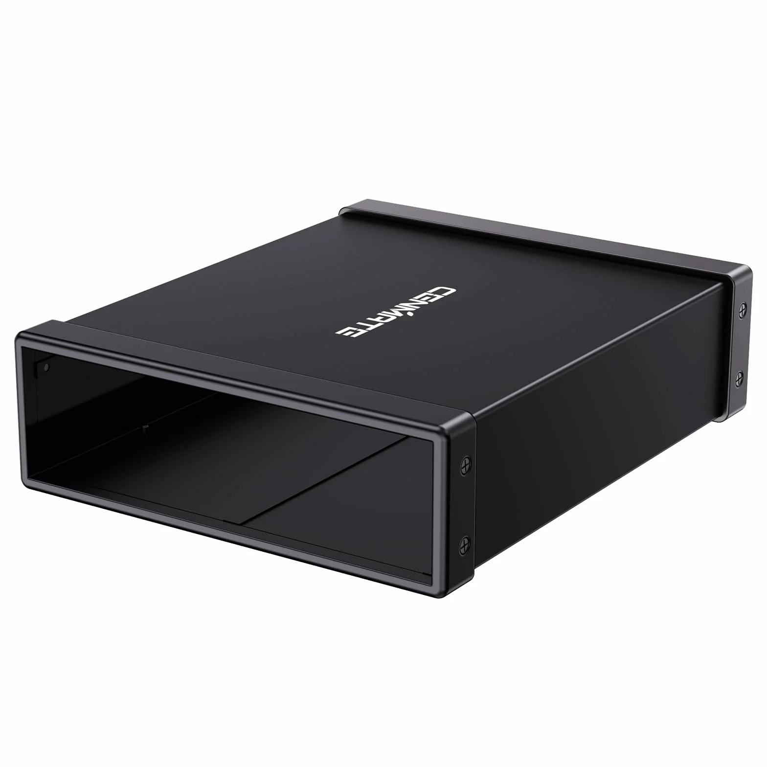 CENMATE Caja para Unidad óptica para Unidad BLU-Ray/CD/DVD SATA de 5,25 Pulgadas, 3* USB-Host, Caja Externa con Cable USB-A/C-3.0, Compatible con Intercambio en Caliente (Sin Unidad, no admite IDE)