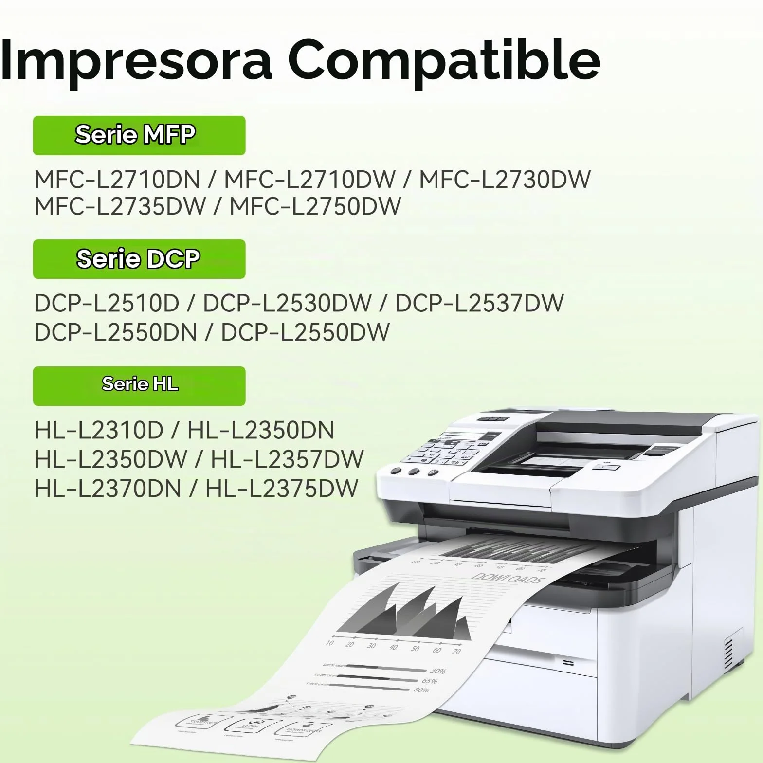 swiss toner TN2420 Cartucho de tóner Compatible con Tn2420 Toner Brother TN-2420 para Toner Brother MFC-L2710DW MFC-L2710DN MFC-L2730DW MFC-L2750DW HL-L2375DW DCP-L2510D DCP-L2530DW, 2X Negro