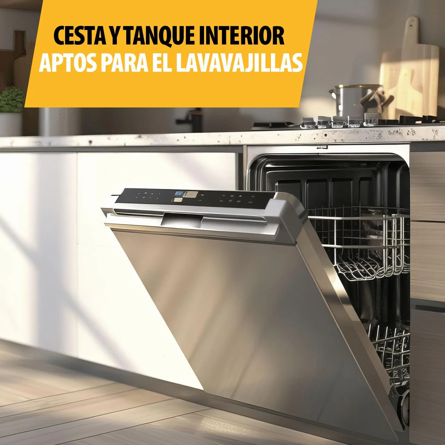 Freidora de Acero Inoxidable Tristar 3L Termostato Regulable 190°C Zona Fría Carcasa Fría