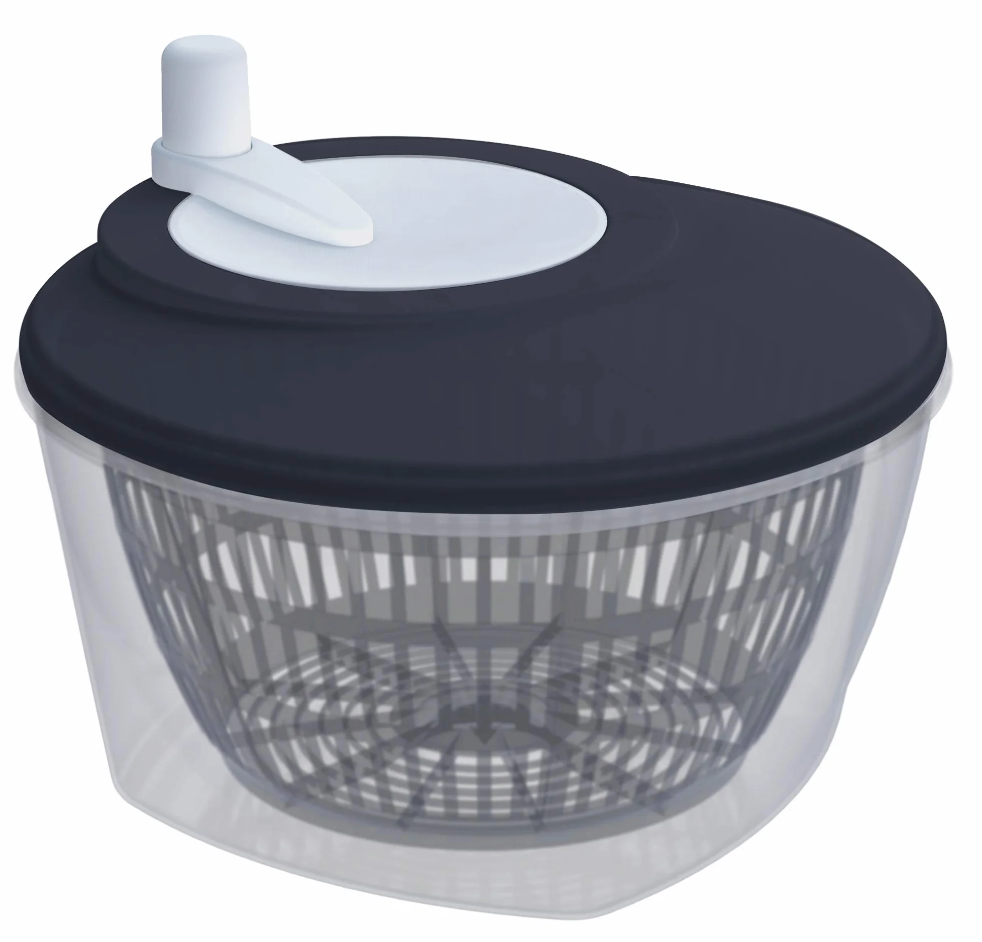 Mongardi 2083C23 – Centrifugador/Escurridor de Ensalada Rolly de plástico – Gris Ahumado