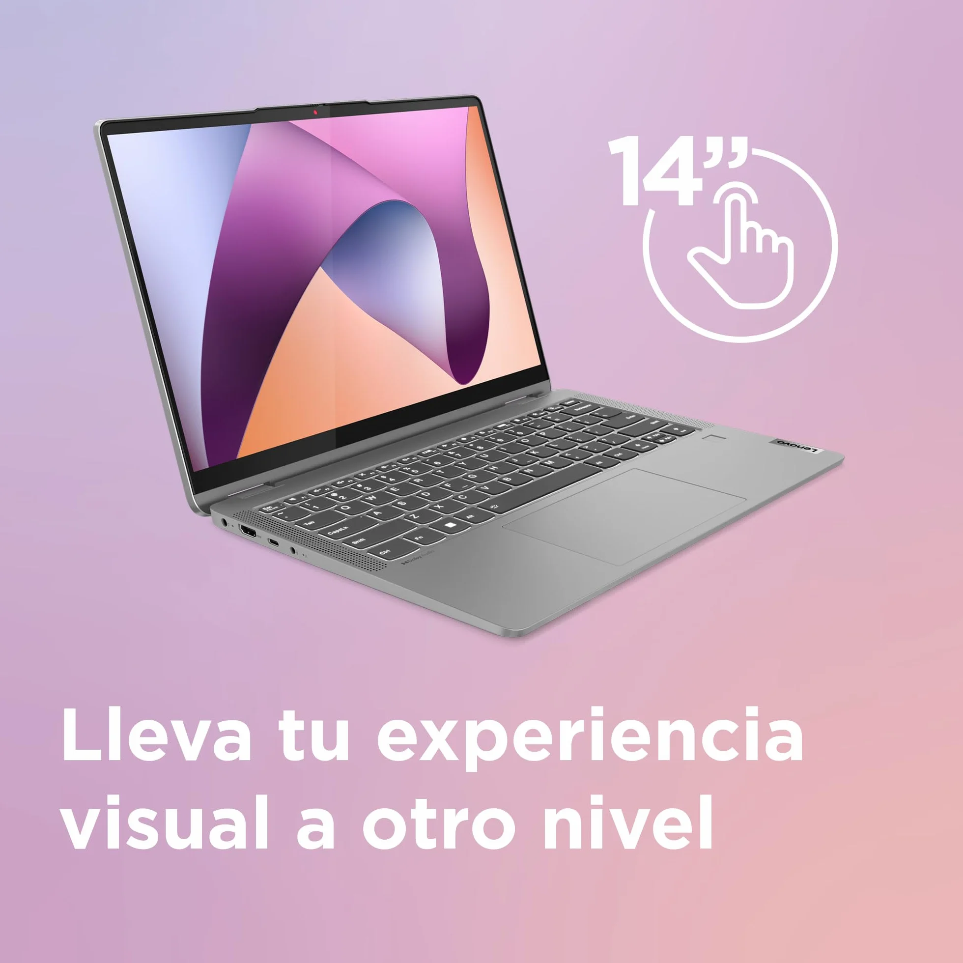 Lenovo IdeaPad Flex 5 Gen 8 Ordenador Portátil Táctil Convertible 14" WUXGA (AMD Ryzen 5 5625U, AMD Radeon Graphics, 16 GB RAM, 512 GB SSD, 60 Hz, Wi-Fi 6, Win 11 Home) Teclado QWERTY Español – Gris