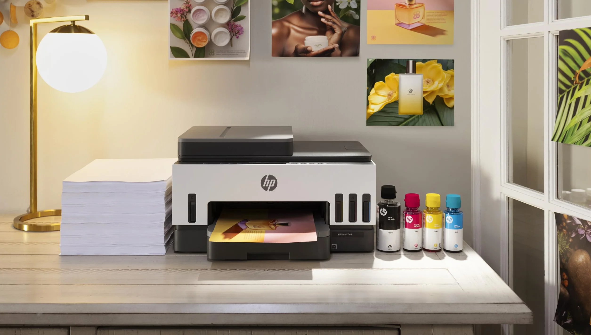 HP Smart Tank 7307, Impresora multifunción a Color, Inyección de Tinta, Wi-Fi, AAD 35 Hojas, impresión automática a Doble Cara, Escaneo y Copia, Tinta incluida hasta 3 años