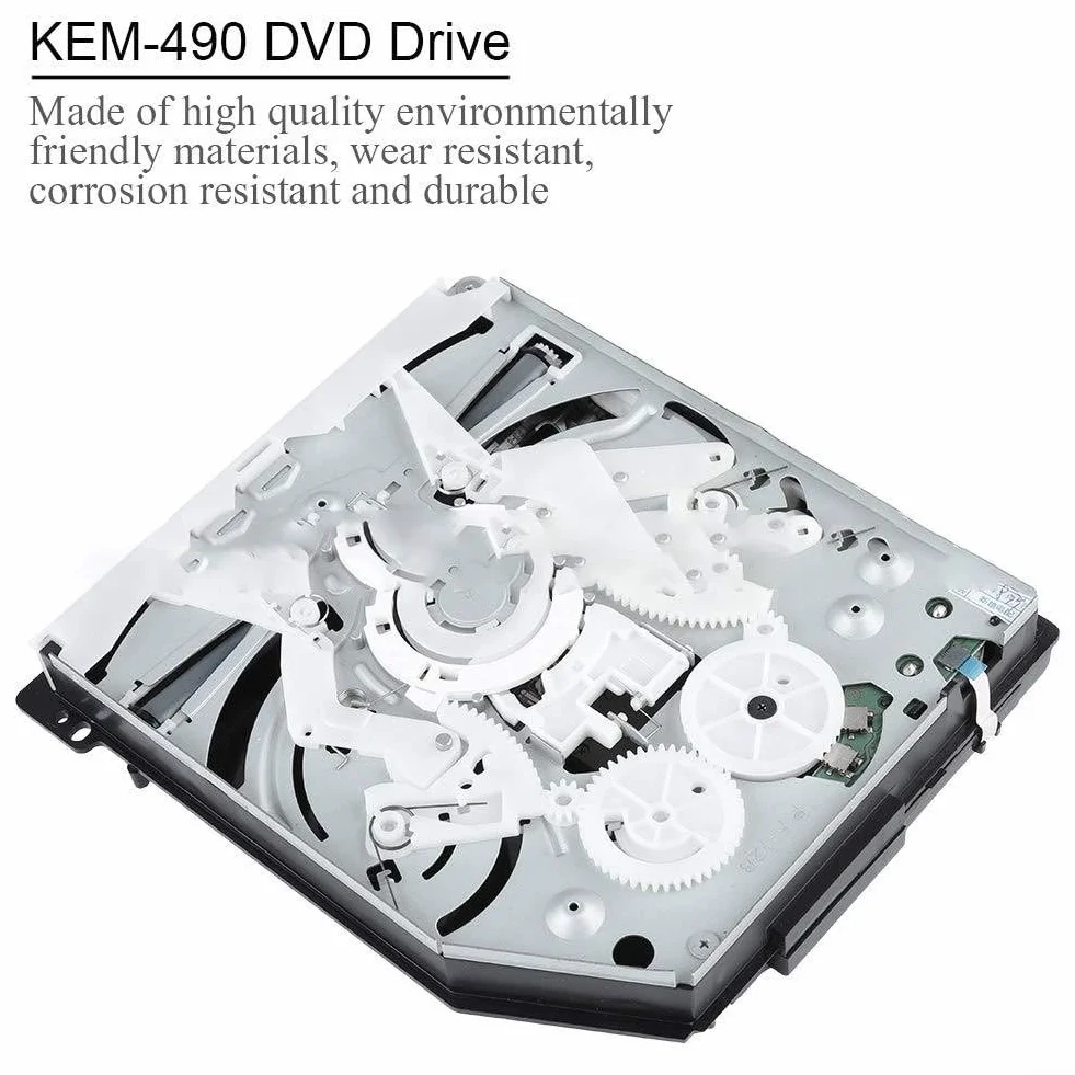 Para PS4 compatible con unidad de disco óptico de repuesto con BluRay DVD CD soporte portátil y construcción