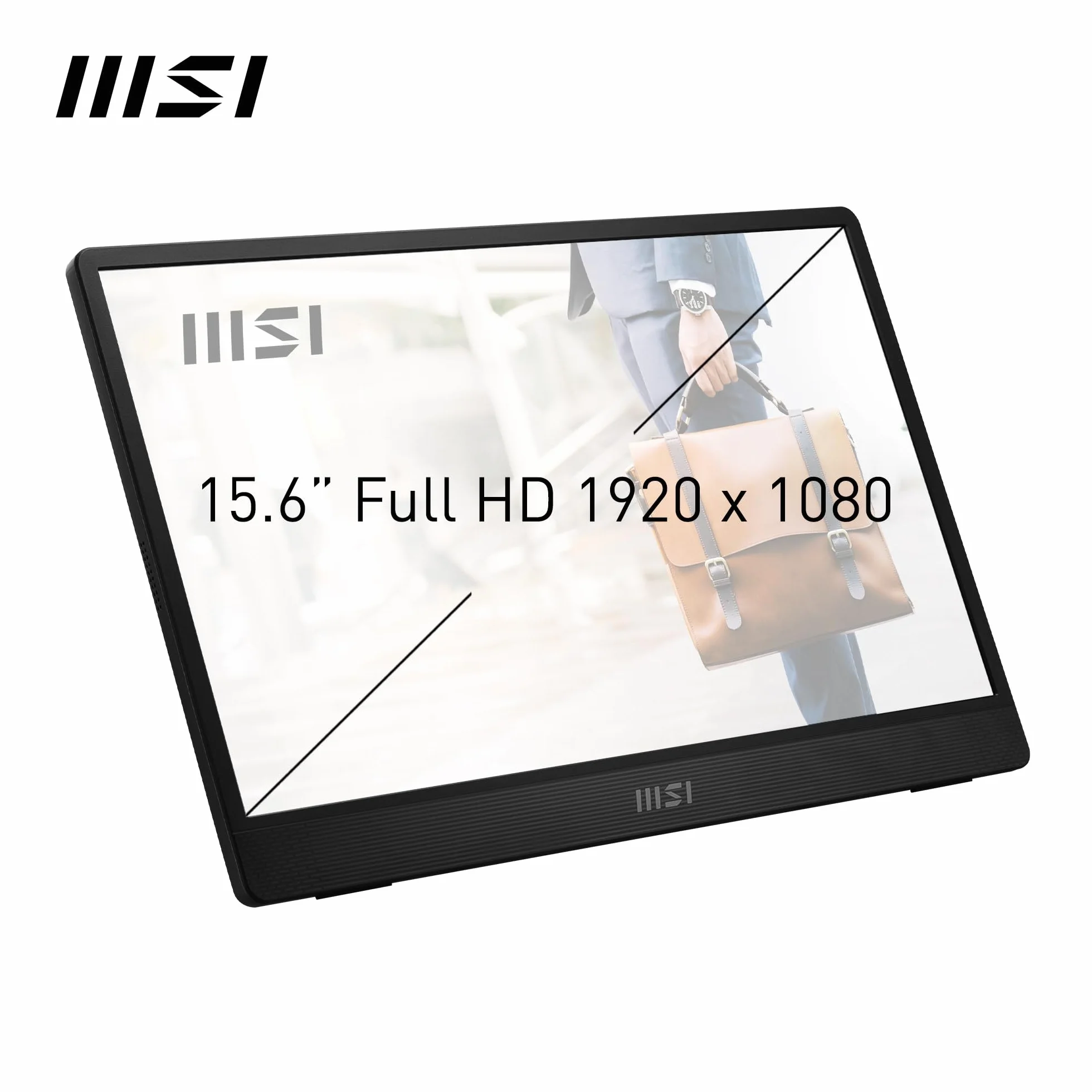 MSI Pro MP161 E2U Monitor portátil Full HD 15,6" Panel IPS 1920x1080 60Hz Mini-HDMI 2.0b USB Type-C