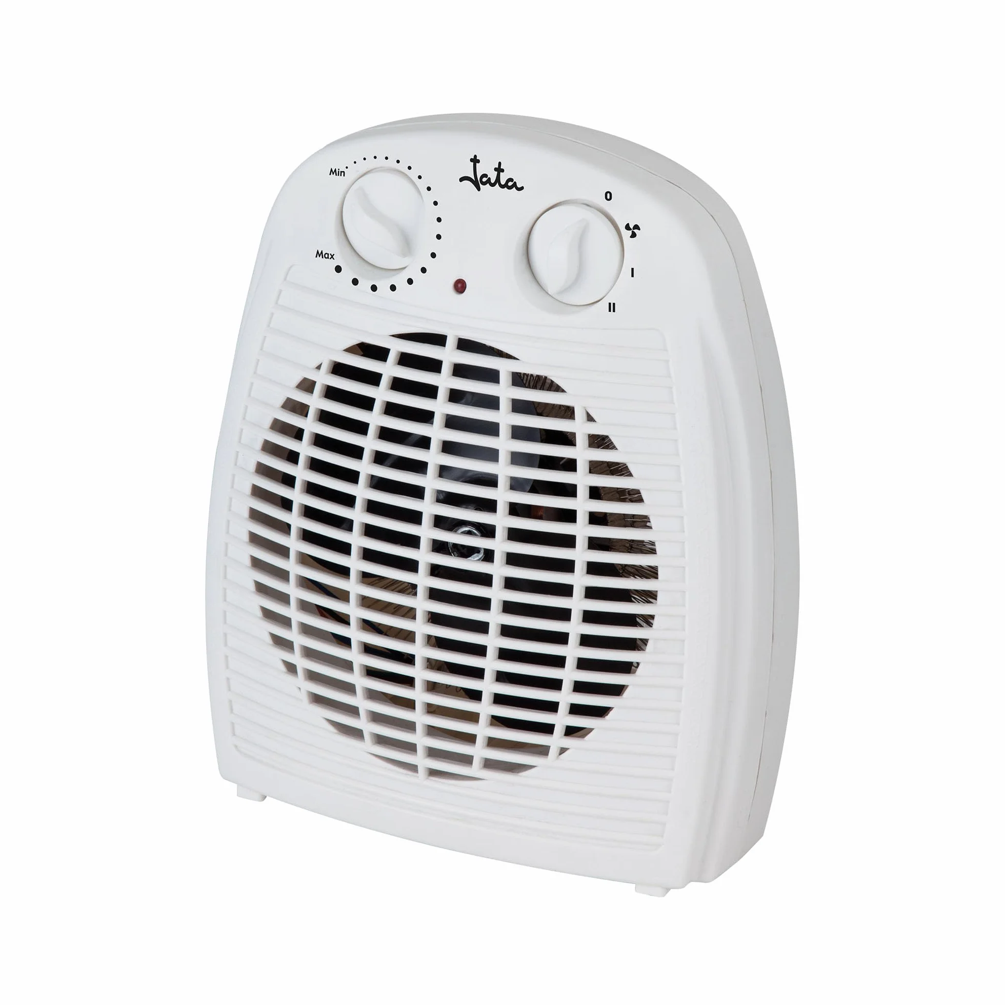 JATA TV78 - Calefactor Baño Eléctrico con Termostato Ajustable, 2000 W, 2 Potencias de Calor y Ventilador, Calentamiento Rápido, Protección Sobrecalentamiento, Asa de transporte
