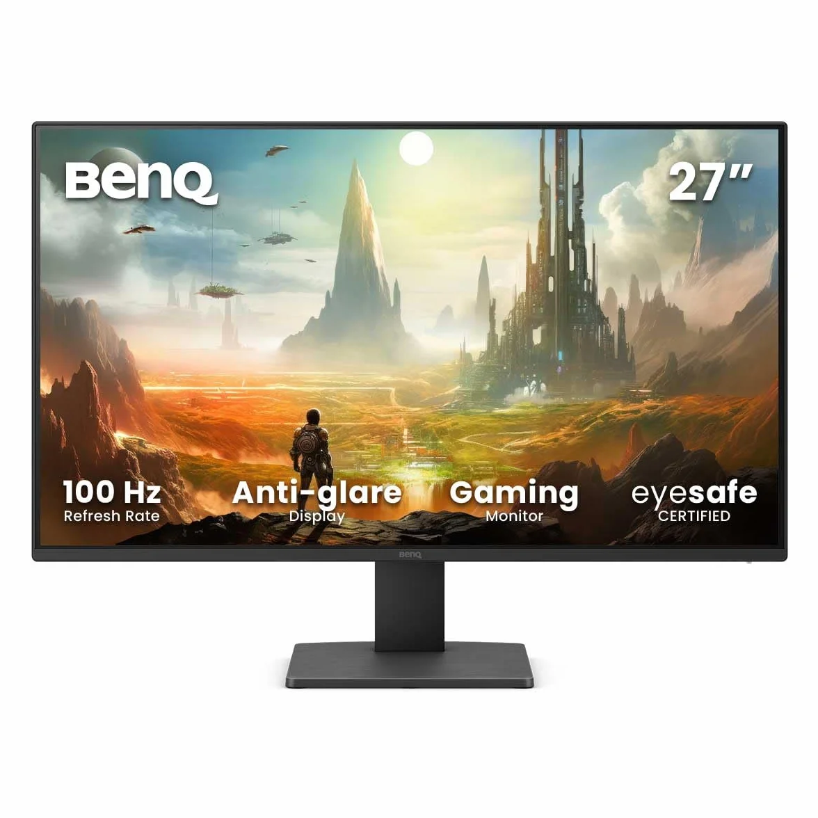 BenQ GW2791E Gaming Monitor de 27 Pulgadas, 100Hz, IPS, FHD 1080p, Eye-Care, HDMI, DisplayPort, Bisel ultradelgado, Certificado TUV, sin Parpadeo, Low Blue Light Plus, Eye-CareU (2025 New)