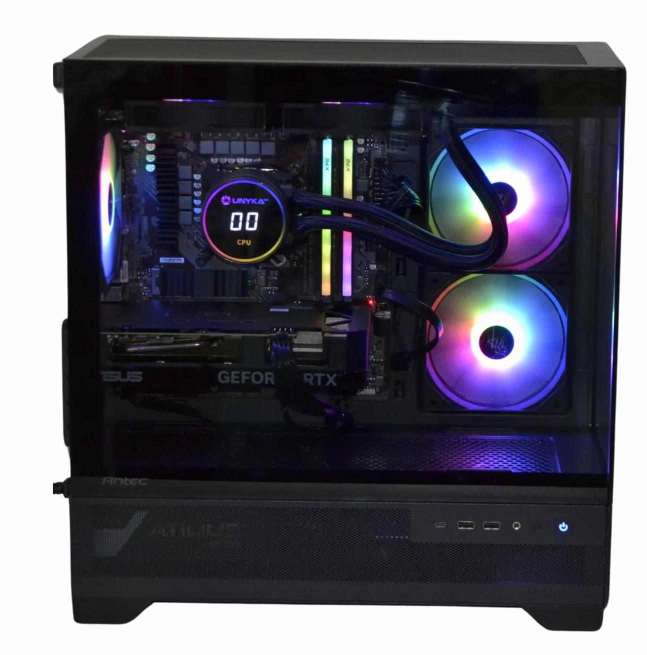 TrendingPC PC Gaming Intel Core I7 14700f 20 x 5,40ghz • NVIDIA RTX 5070 12gb • 32gb RAM DDR5 • WiFi 6 y Bluetooth 5.2 • SSD m.2 1tb • Refrigeración Líquida 240mm • Windows 11 Pro • PC Gamer