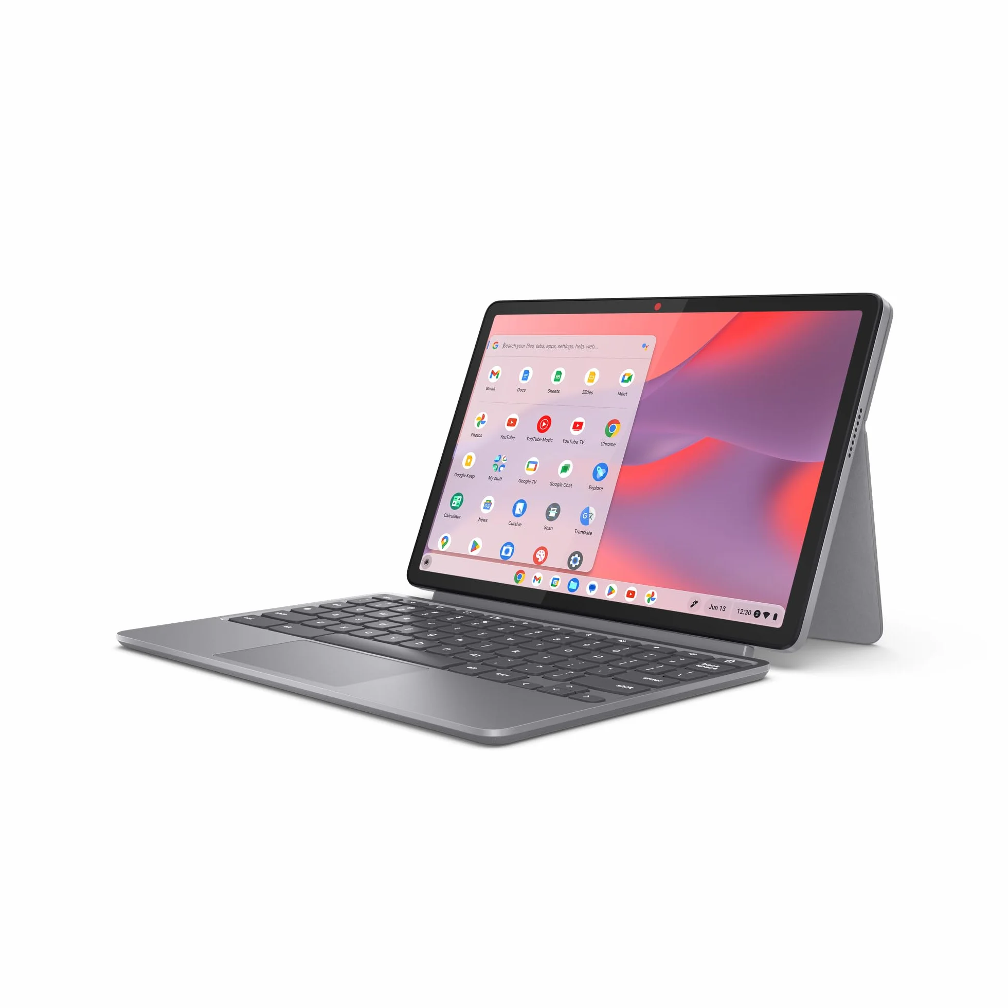 Lenovo Chromebook Duet 11 Gen 9-11" WUXGA Táctil + Lápiz Incluido (MediaTek Kompanio 838, 8GB RAM, 128GB Emmc, ChromeOS) Gris QWERTY + 3 Meses Google AI Pro con Gemini Pro y 5TB