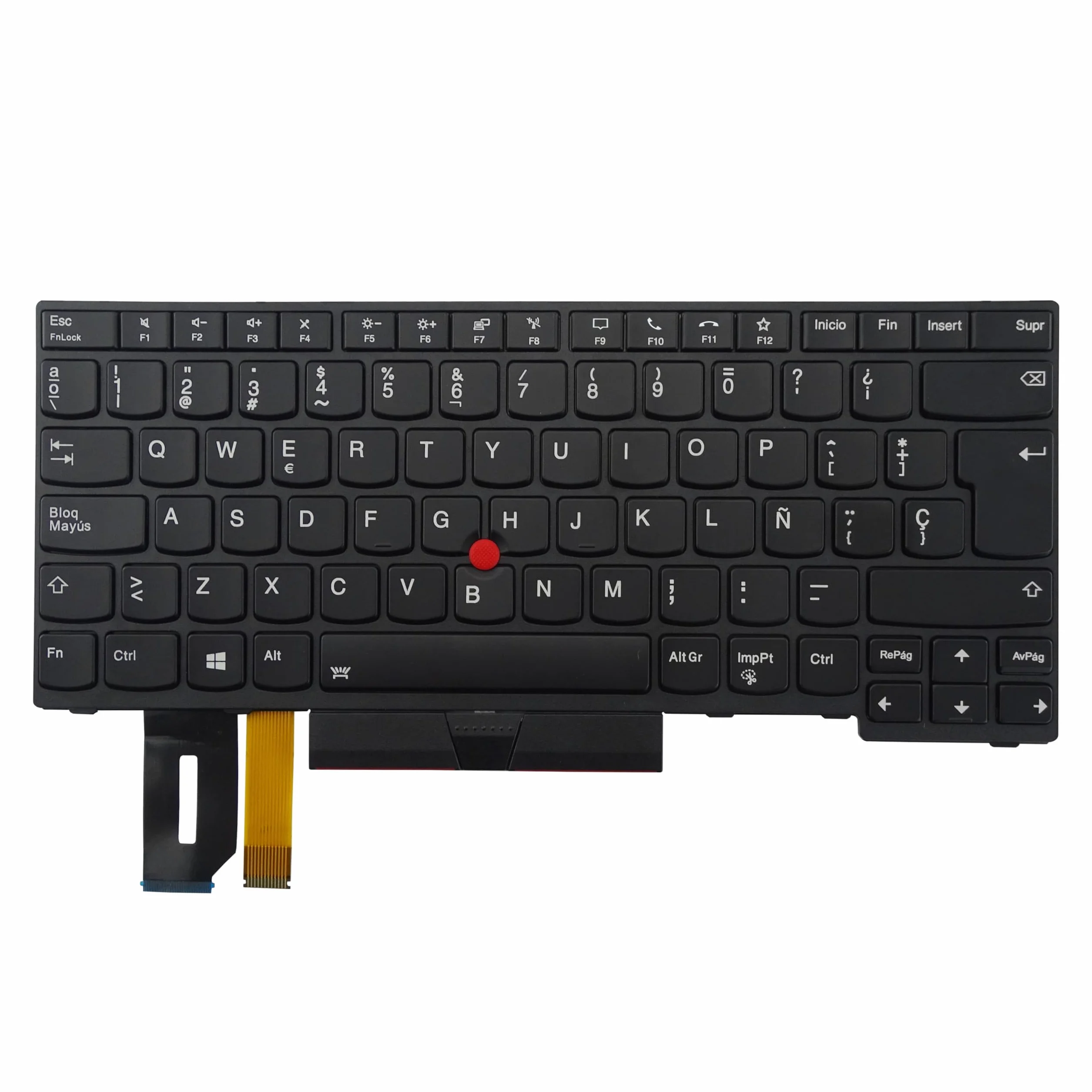 Teclado de repuesto con retroiluminación para Lenovo Thinkpad T14 Gen1 Gen2 P14S Gen1 Gen2 (Español/Español, Retroiluminado)