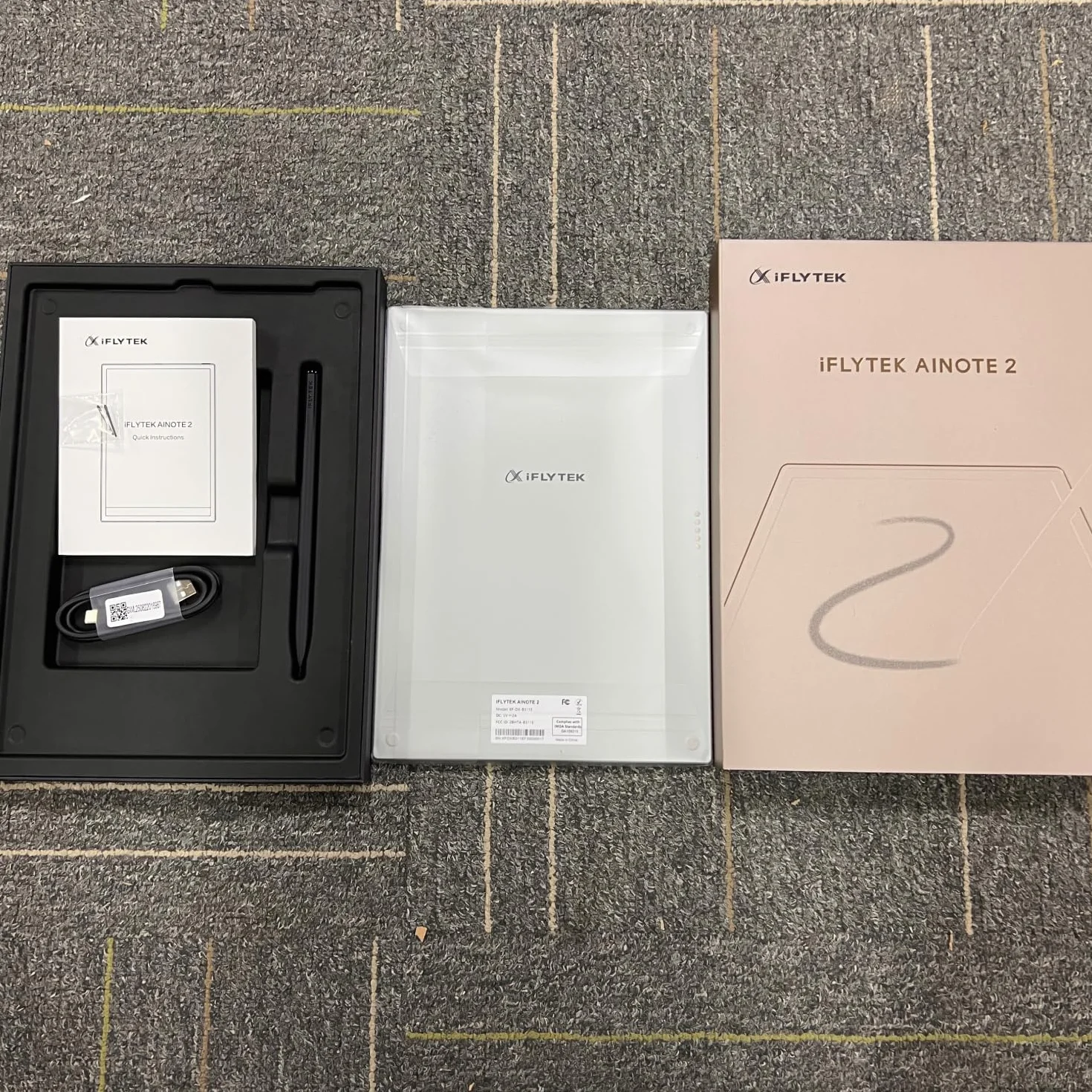 iFLYTEK AINOTE 2 Smart E-Ink Tablet de 10,65 pulgadas | Bloc de notas digital ultrafino para profesionales | Transcripción de IA, traducción y resumen de reuniones | <20 ms de latencia de escritura