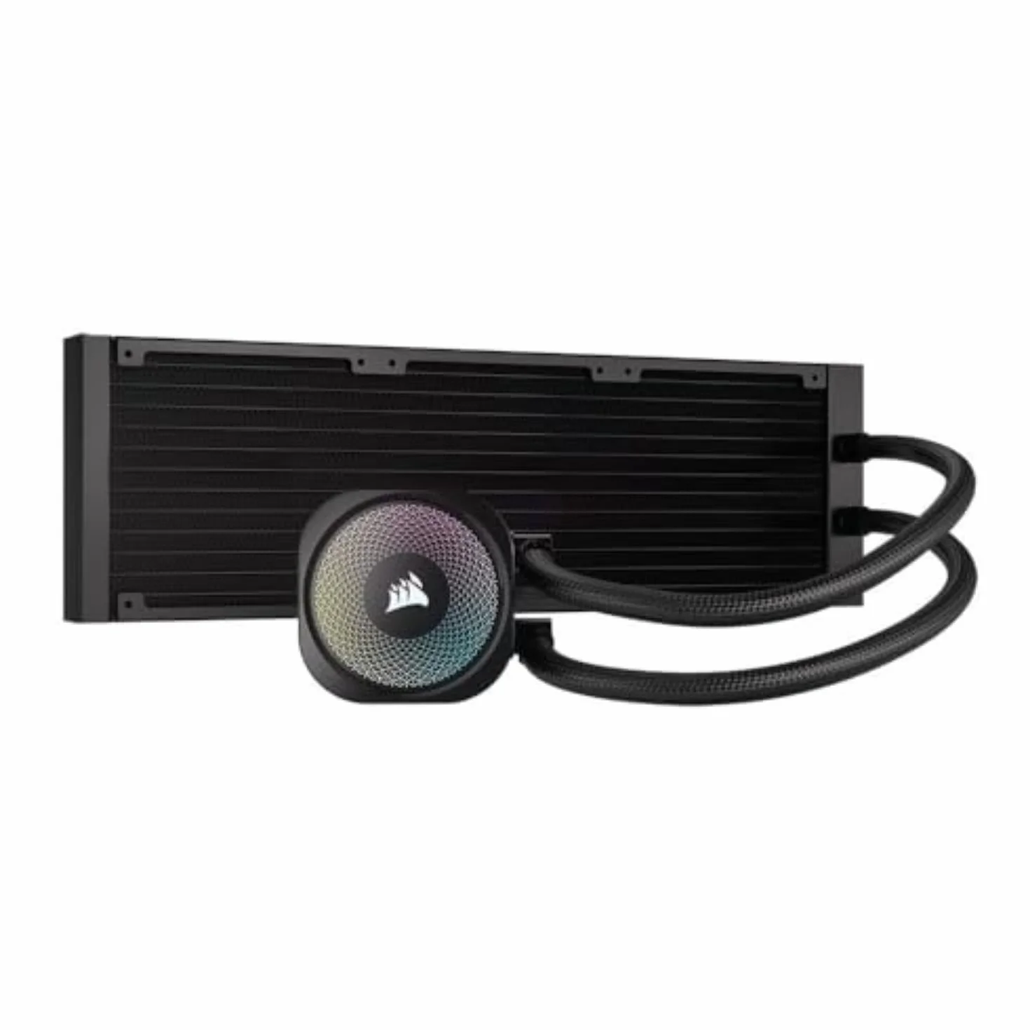 CORSAIR Nautilus 360 RS ARGB Refrigeración Líquida de CPU – 360mm AIO – Conexión Directa a la Placa Base – Intel LGA 1851/1700, AMD AM5/AM4 – 3X RS120 ARGB Ventiladores Incluidos – Negro