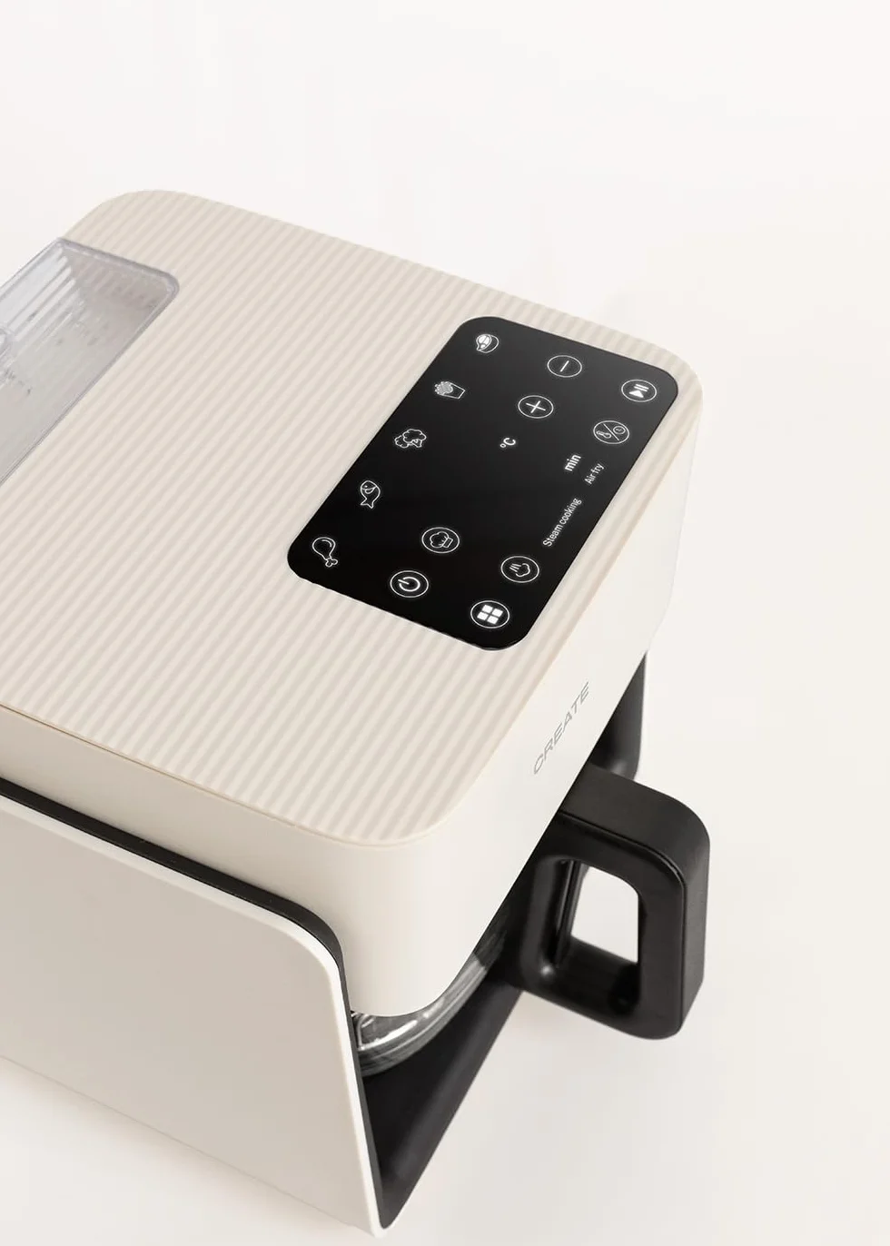 Freidora sin aceite 4.2 L con vaporizador de agua blanco roto 1300W 6 programas