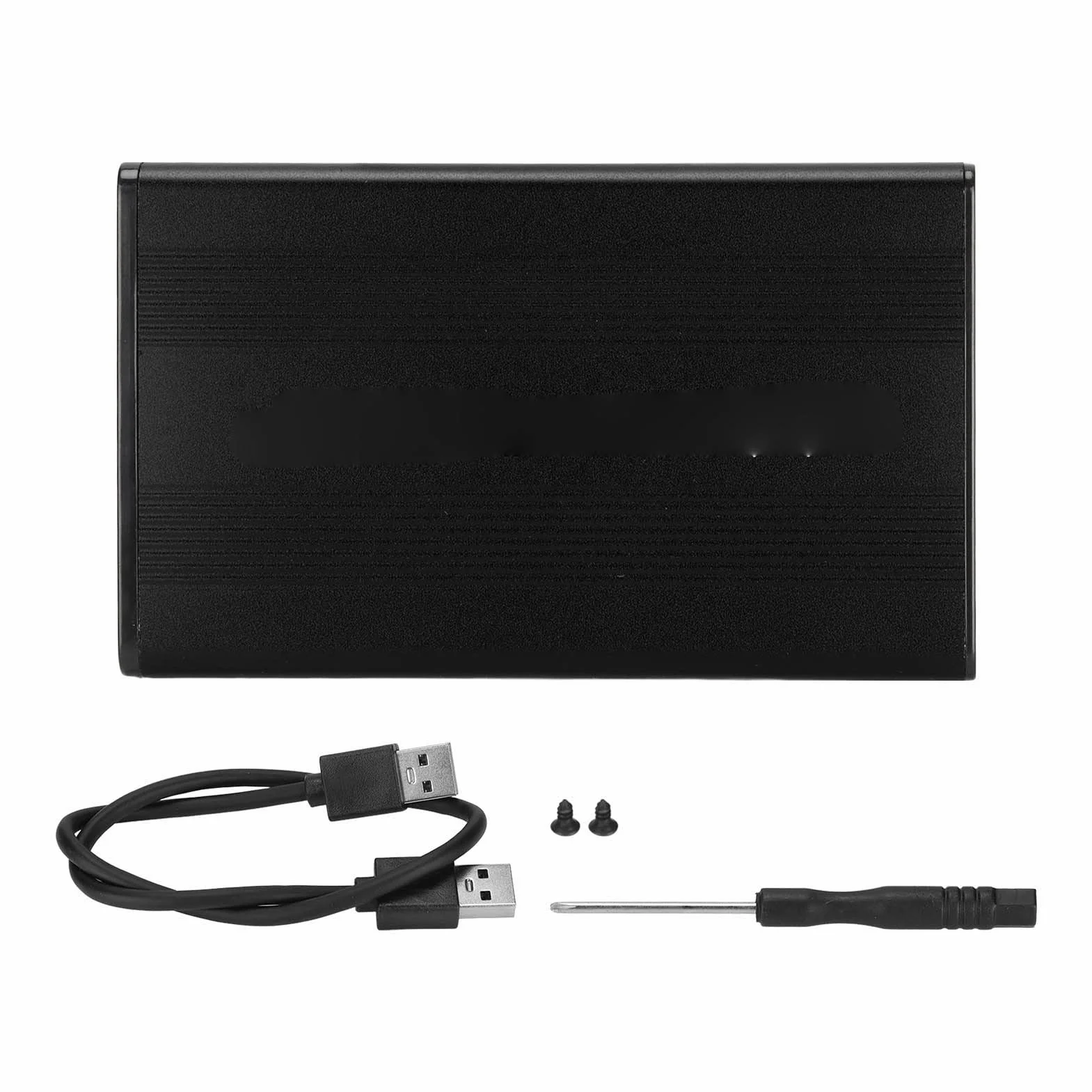 Disco Duro Externo, HDD Cublure 2.5in 5Gbps 2TB Capacidad Caso de Disco Duro Anti Estático con Interfaz USB3.0 Disco Duro Portátil SSD Externo para (Black)