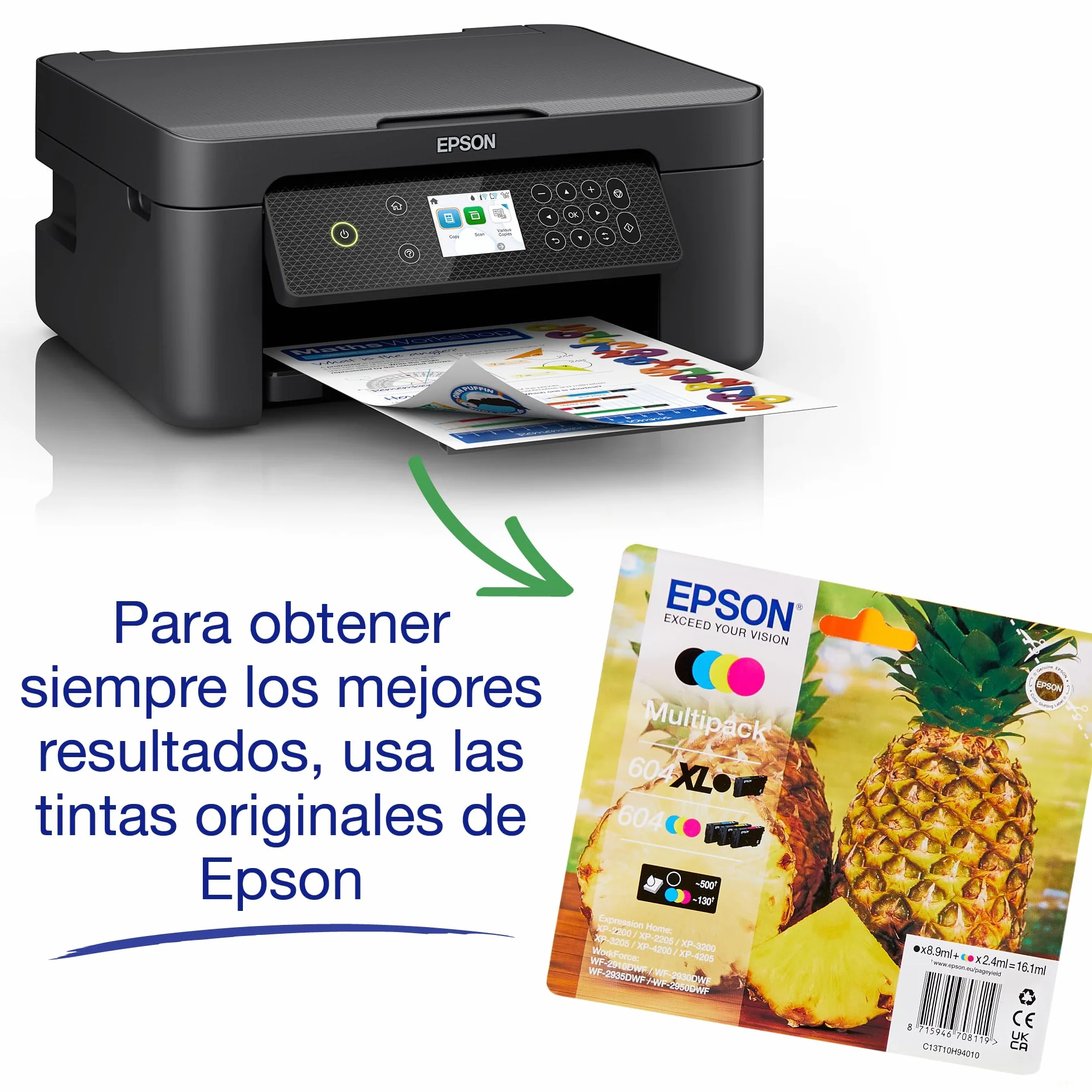 Epson Impresora de inyección de Tinta multifunción Expression XP-4200 A4 con conectividad inalámbrica y 3 Meses Gratis de suscripción ReadyPrint Flex*