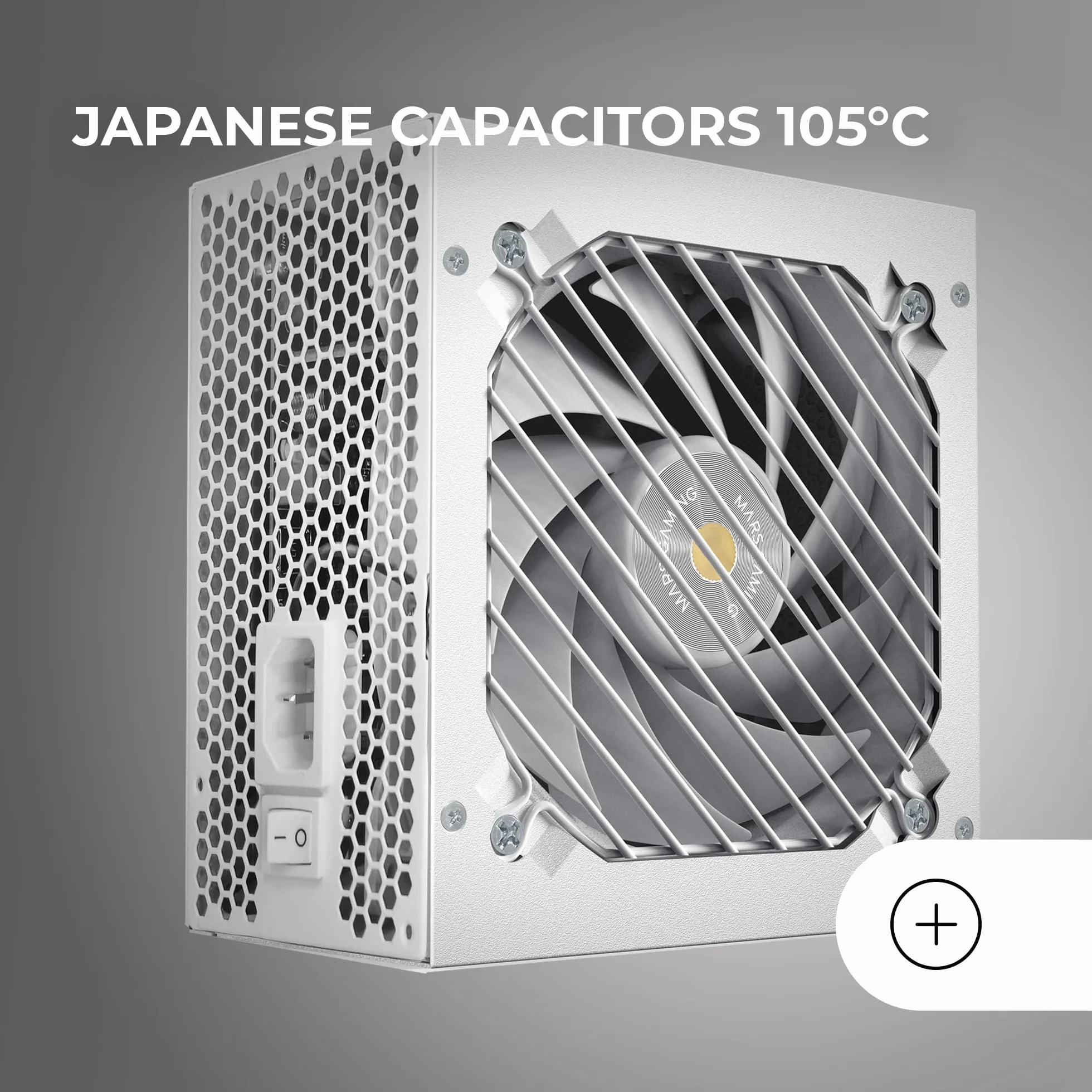 Fuente de alimentación mars gaming mpb650sim/ 650w/ Ventilador 12cm/ 80 Plus Bronze/Blanca