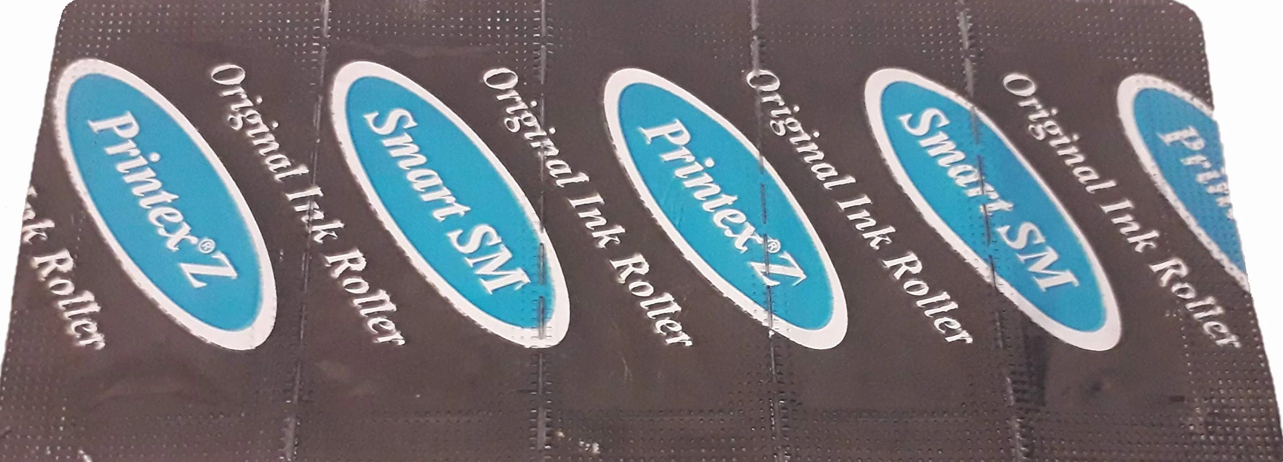 Rodillos de Tinta Negra para Etiquetadoras Printex Smart y Printex Z - Paquete de 5 Unidades